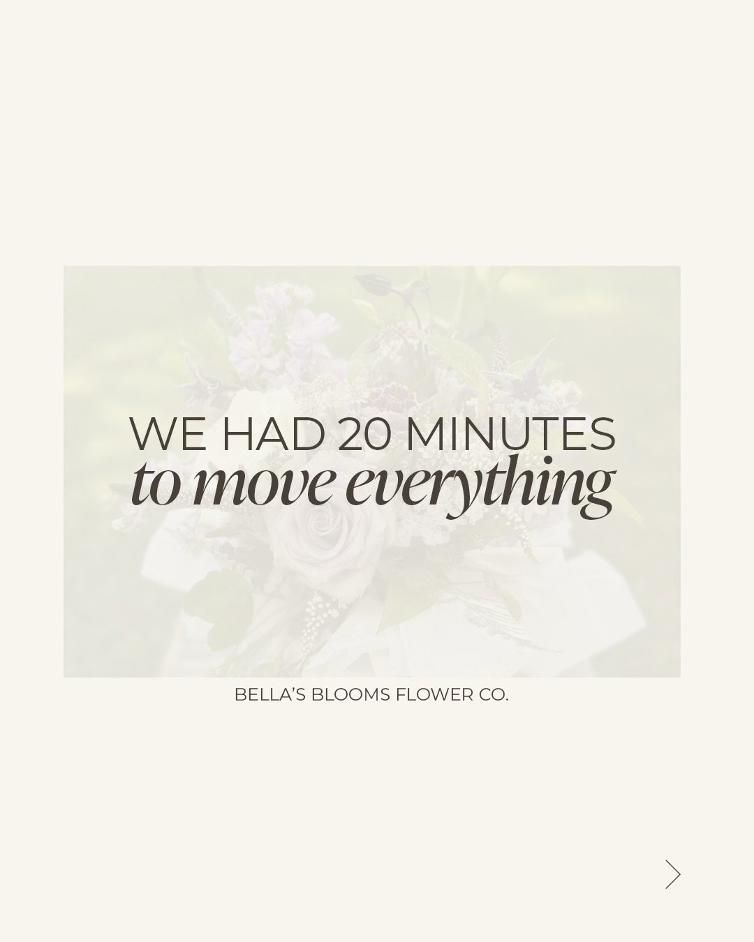 Sometimes the flowers you see at a wedding have already had a full life earlier in the day. 💐

A wedding we worked on last season called for some extra maneuvering. After finishing the ceremony floral install, we waited nearby until the ceremony was