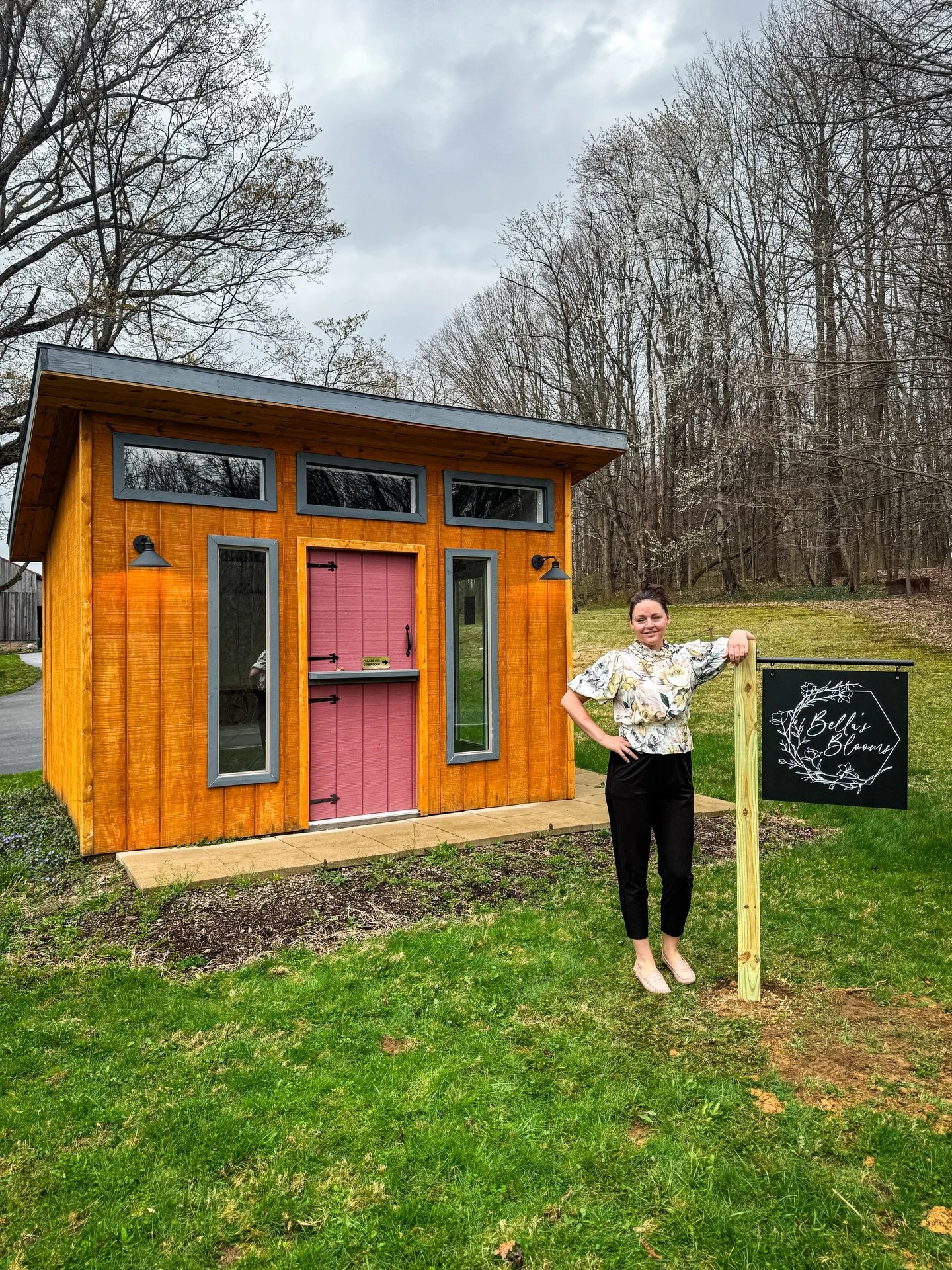 Four years ago this was just a dream. We had some flower seeds, a lot of hope, and zero idea what we were doing. 🌸

Now, we finally have a sign.

An actual, real, mounted-on farm sign that says Bella&rsquo;s Blooms and I genuinely had to stand there
