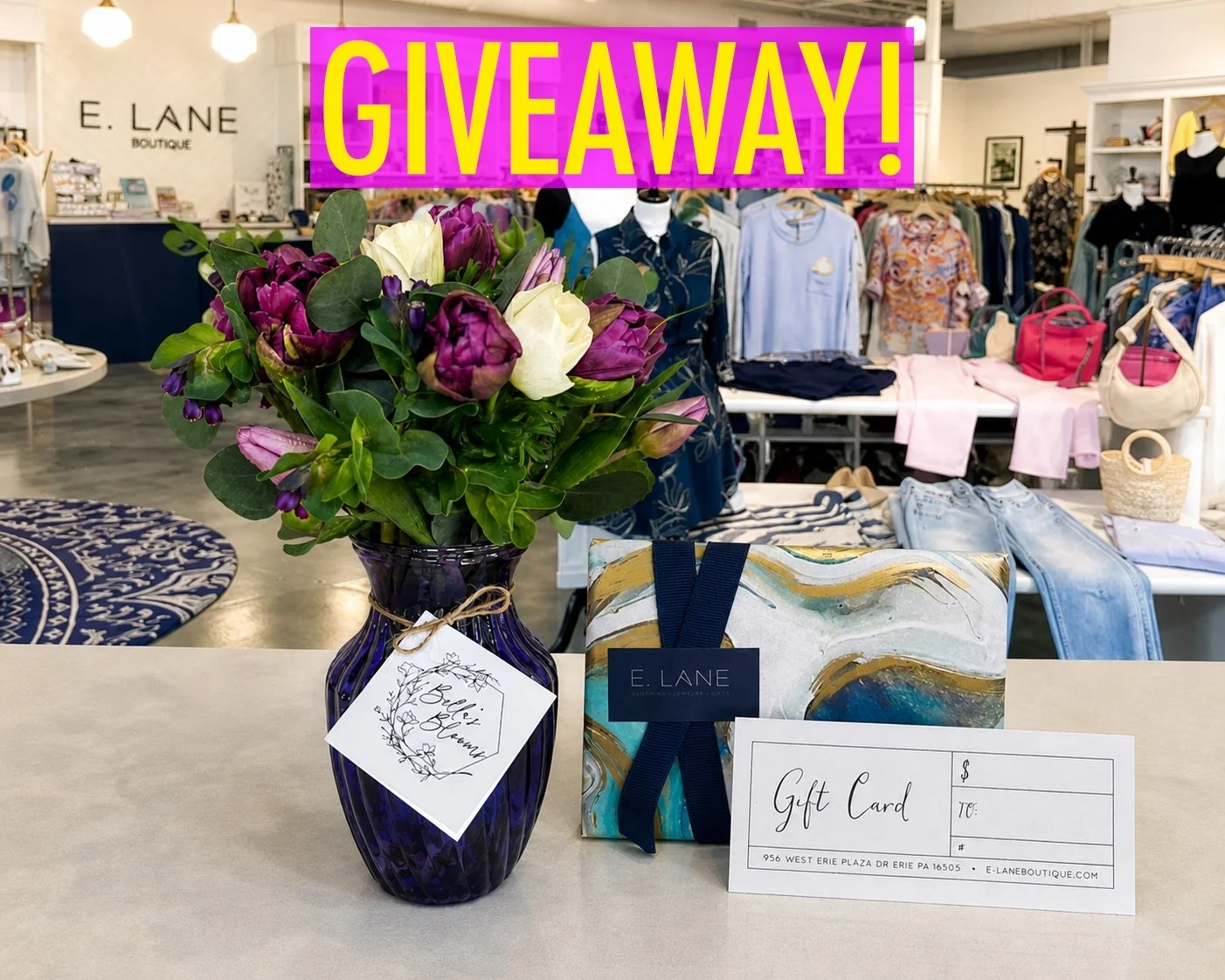 ✨MOTHER&rsquo;S DAY GIVEAWAY!✨ 

She deserves flowers and a new outfit too! 🌸

We&rsquo;re teaming up with our friends at @elaneboutique to spoil someone special this Mother&rsquo;s Day, and that someone could be you (or a deserving lady in your lif