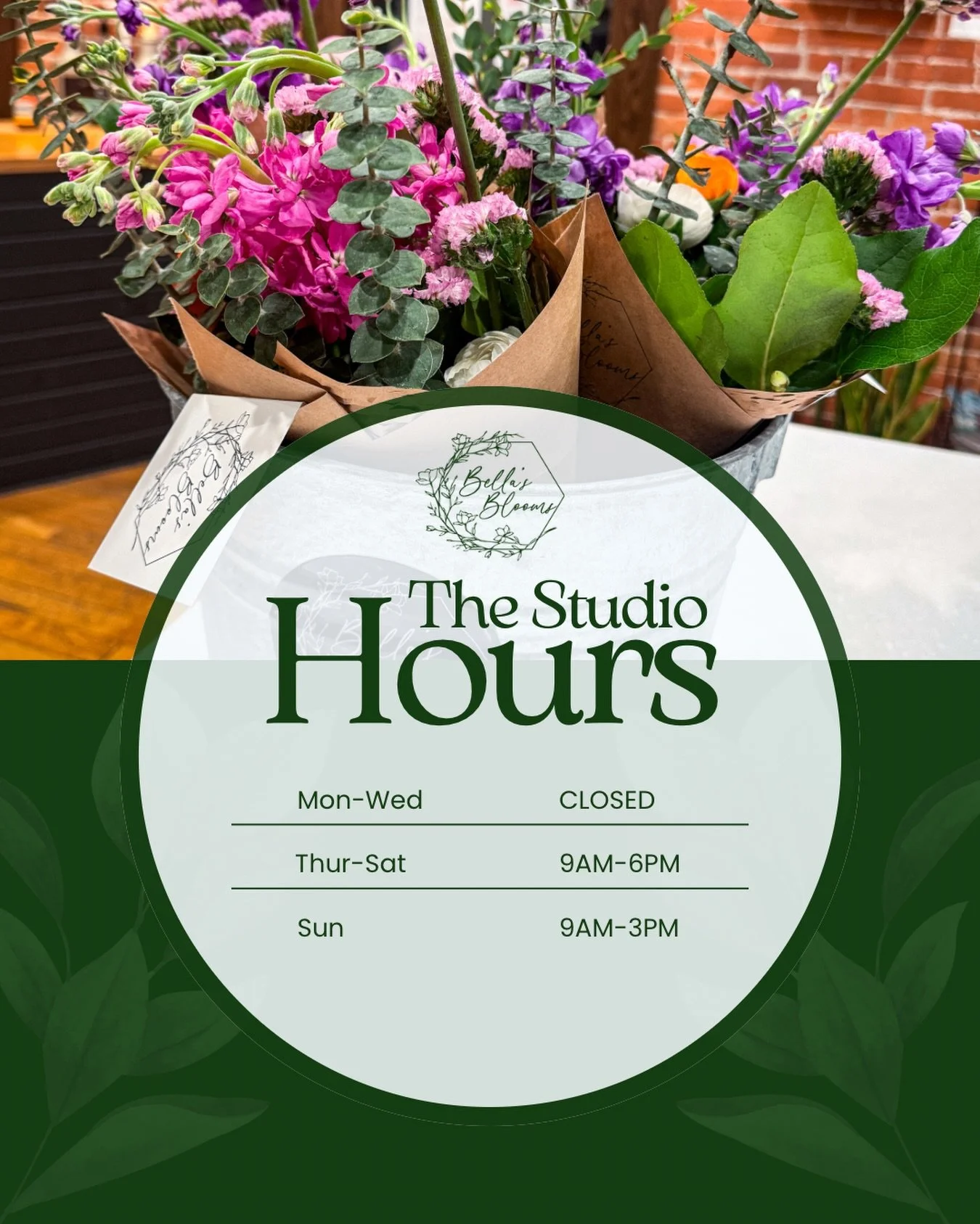 In case you missed it, we have updated hours at The Studio! ⛺️

Earlier this year we asked you for feedback and suggestions, most of which we have implemented or are in the process of making happen. One of those suggestions was more hours, so we&rsqu