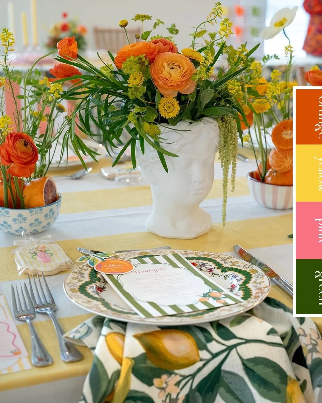 &ldquo;La Dolce Vita&rdquo; &ndash; O&amp;D

Venue: @thekahkwaclub 
Season: Spring 🌿

Inspired by the couple&rsquo;s upcoming honeymoon, this bridal shower brought a little piece of the Italian coast to life. Vibrant blooms layered with fresh citrus