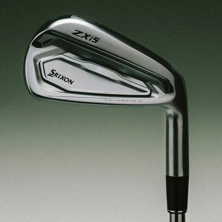 Srixon ZXi5 Gen 2 – Detailaufnahme des Eisenkopfs mit MainFrame iQ