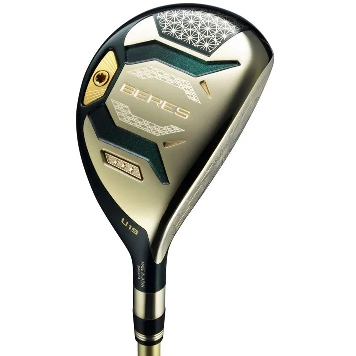 Honma Beres 10 3-Star Hybrid 19 Grad in Schwarz und Gold
