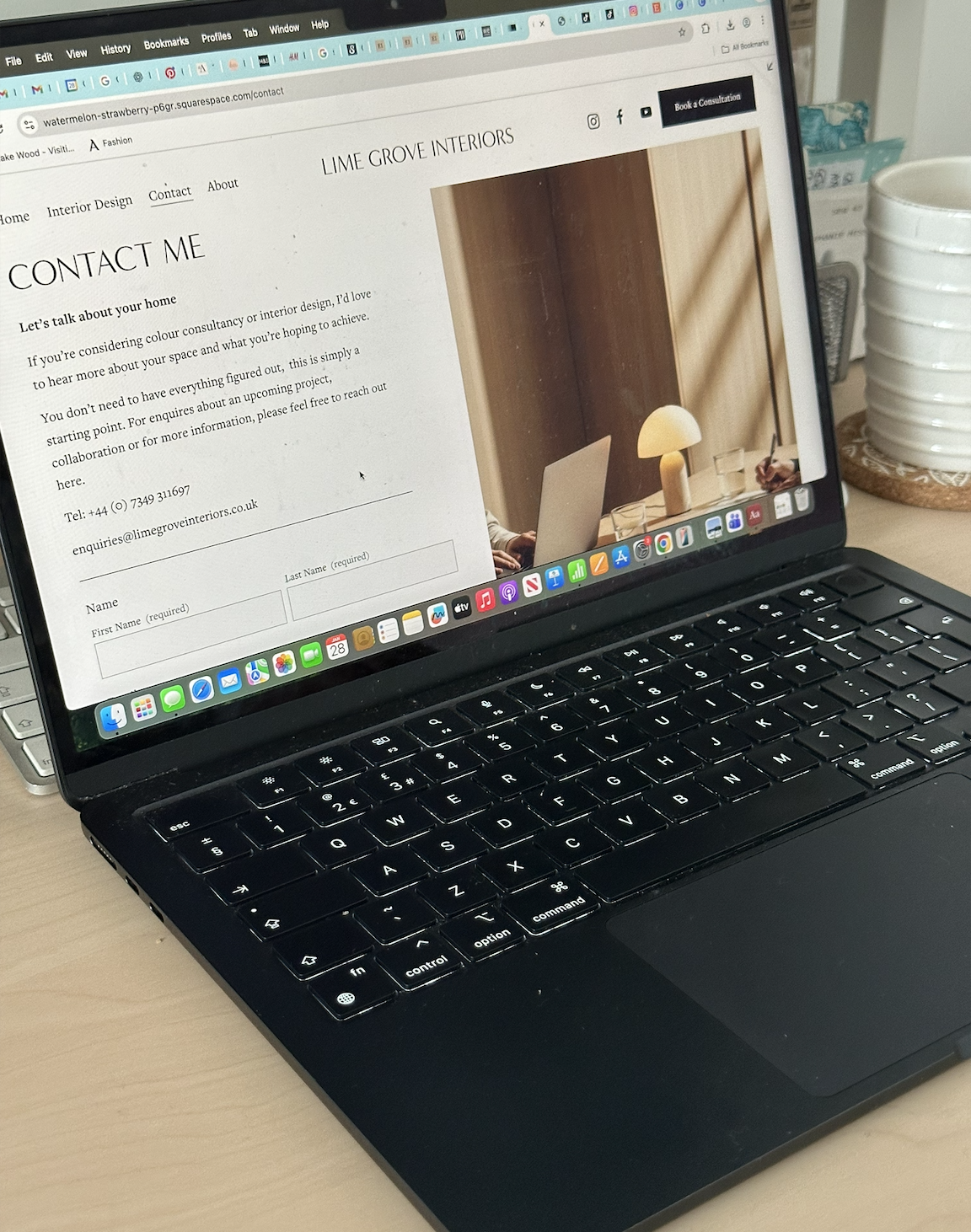 Contact me for an enquiry