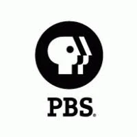 PBS logo featuring a stylized image of a human face in a circle.