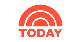 The image displays the NBC Today Show logo, featuring an orange and white rainbow with the word 'TODAY' beneath it.
