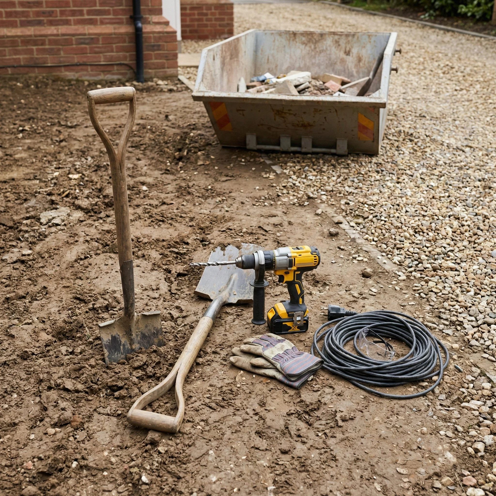 A day of hard labour/help from one of our charity trustees