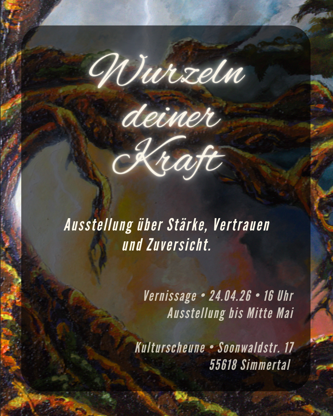 Einzelausstellung in der Kulturscheune