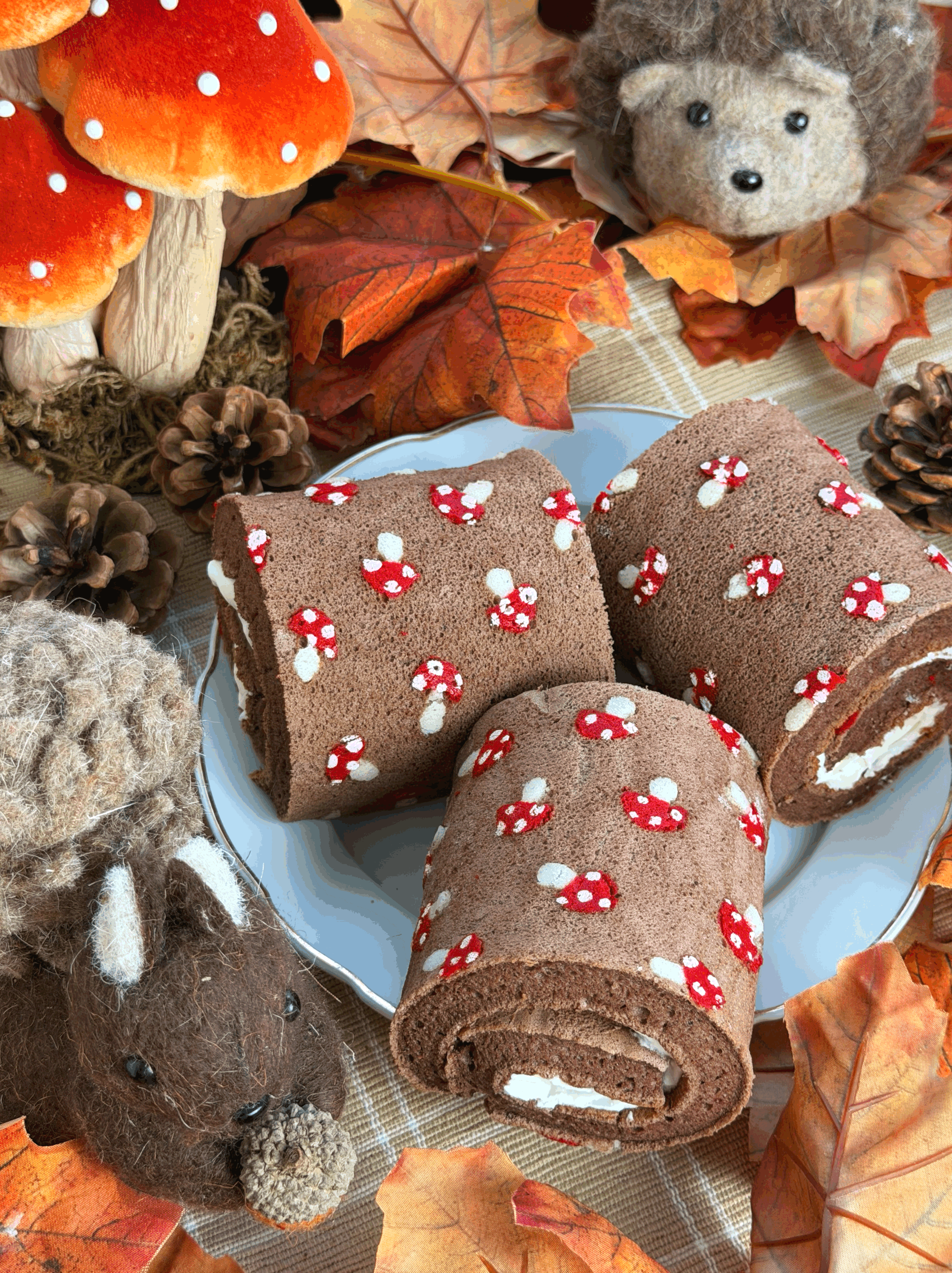 Toadstool Cake Roll