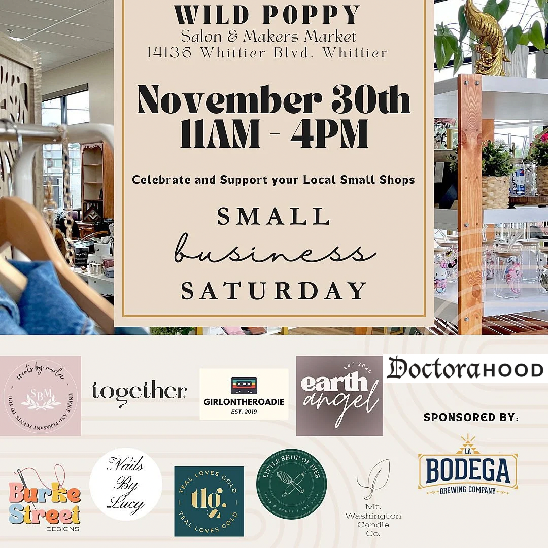 Vendor Pop-Up: Small Business Saturday at Wild Poppy