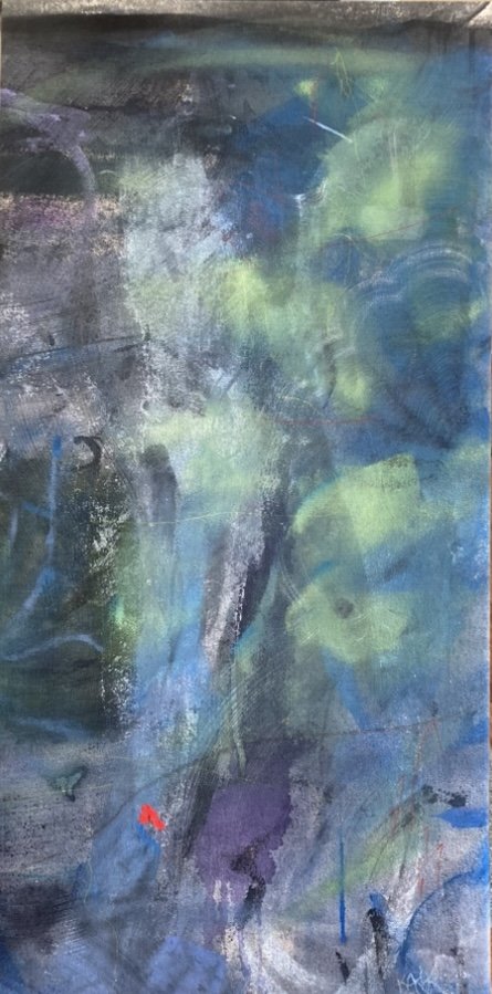 Doomscroll (series 5 of 5)  15x30 on canvas