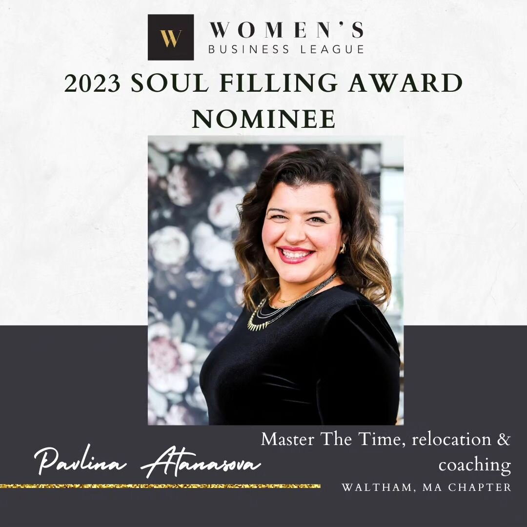 I was nominated for the Soul Filling Award @womensbusinessleague 

Excited to see who will win on Monday 🫣

#expandyournetwork
#supportwomenownedbusinesses
#win