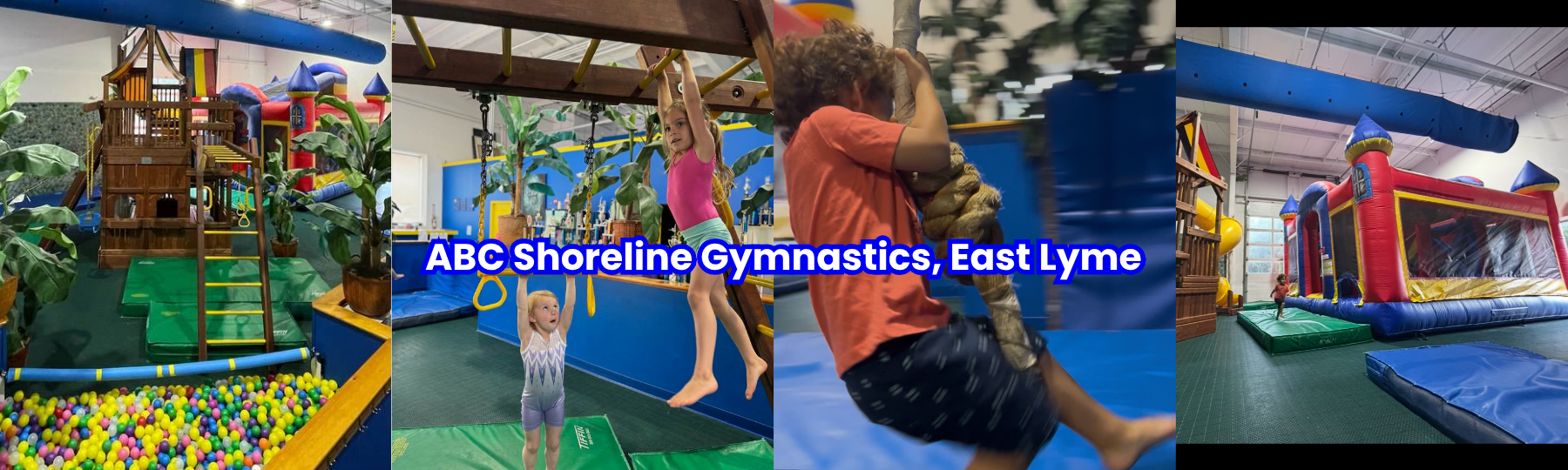 ABC Gymnastics, East Lyme. One of Connecticut's indoor play areas and open play exercise facility