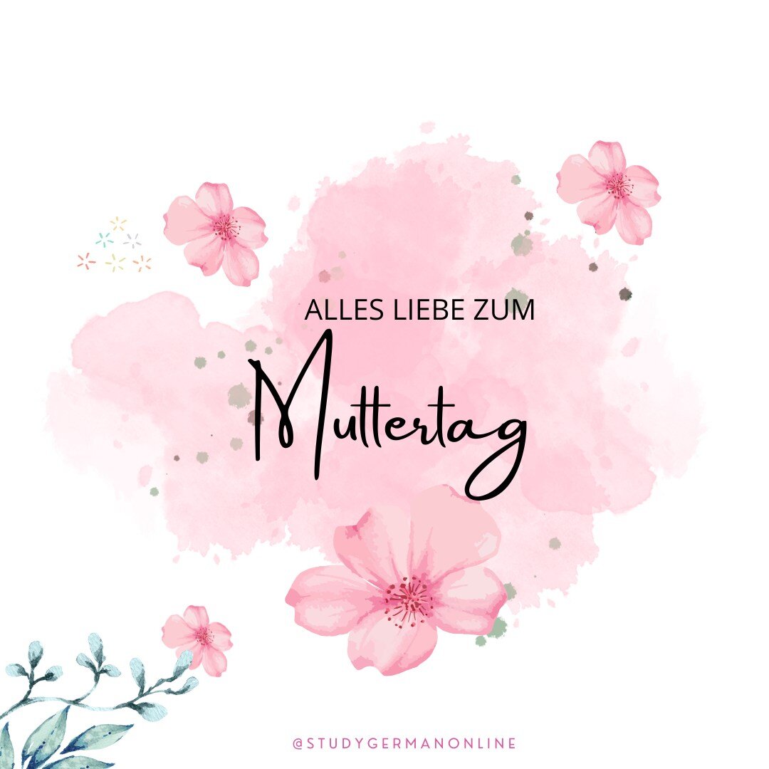 Heute ist ein besonderer Tag, an dem wir unseren M&uuml;ttern f&uuml;r alles danken, was sie f&uuml;r uns getan haben. Alles Liebe zum Muttertag! 💐

#mothersdaygift #language #europe #germanvocabulary #germanlangauge #happymothersday #grammatik #lan