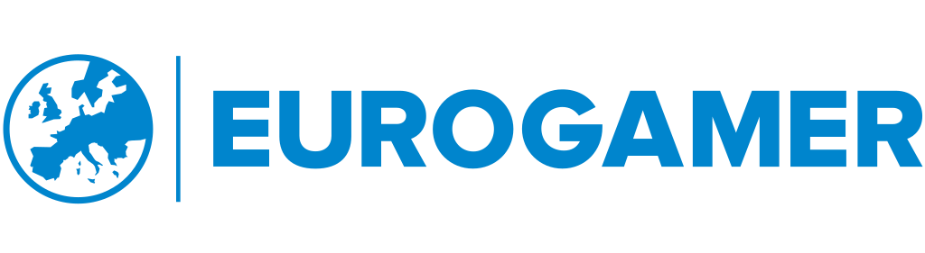 Eurogamer logo featuring a globe icon and the text 'Eurogamer' in blue.