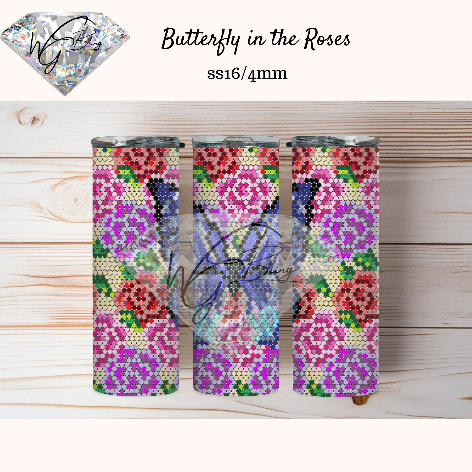 Butterfly in the Roses