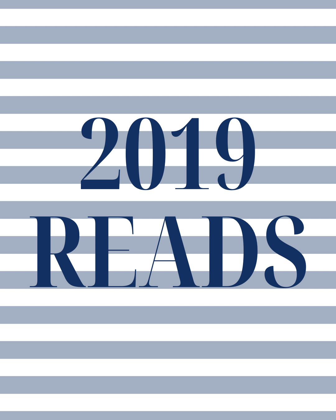 The Books I Read in 2019