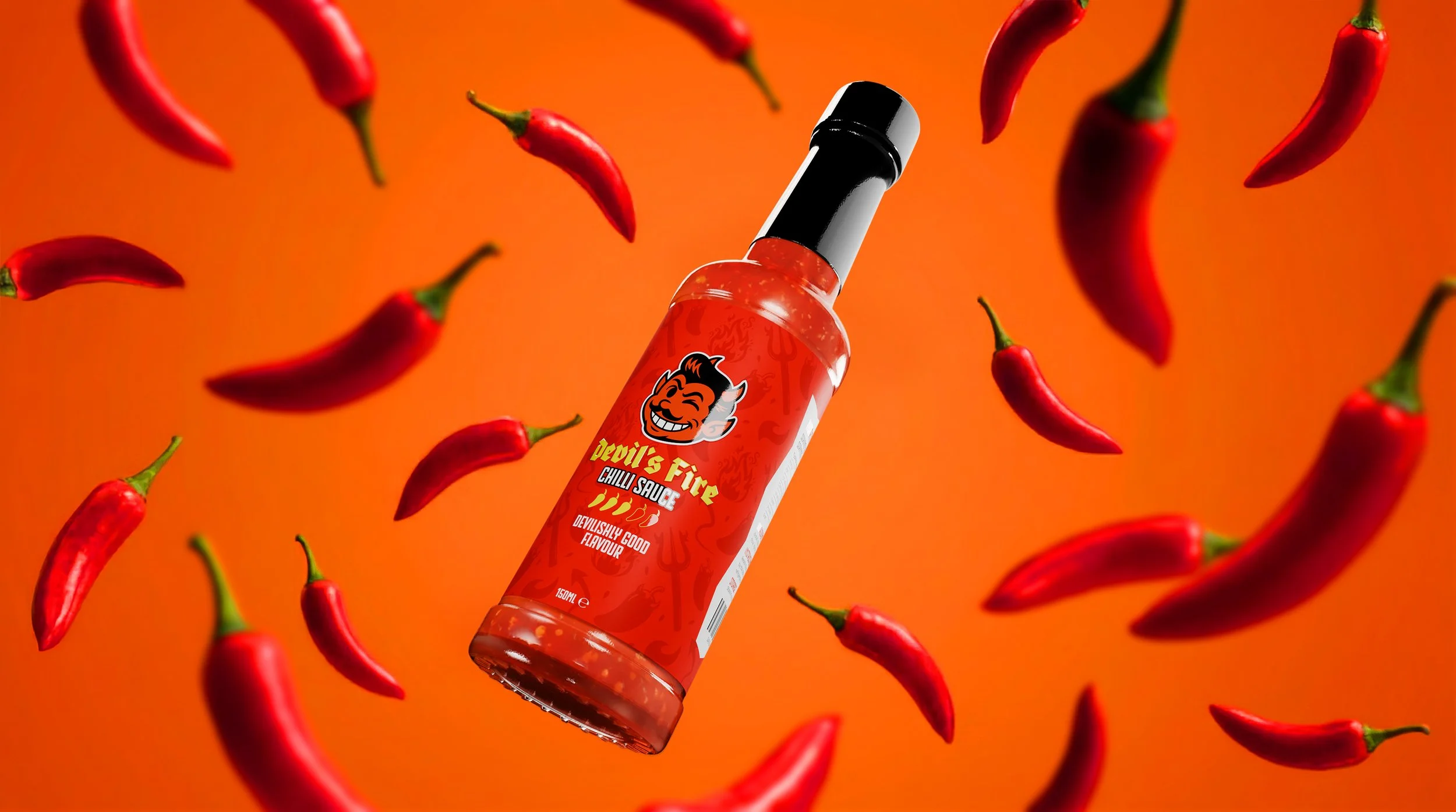 Devil's Fire Chilli Sauce Product Shot