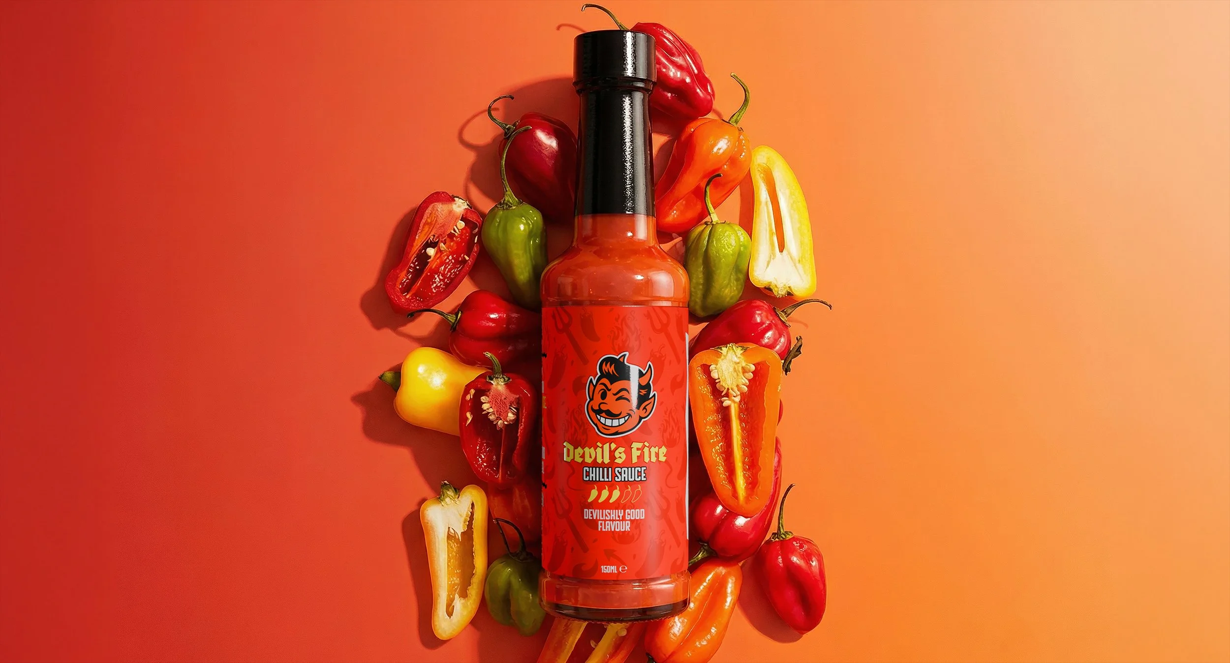 Devil's Fire Chilli Sauce Product Shot
