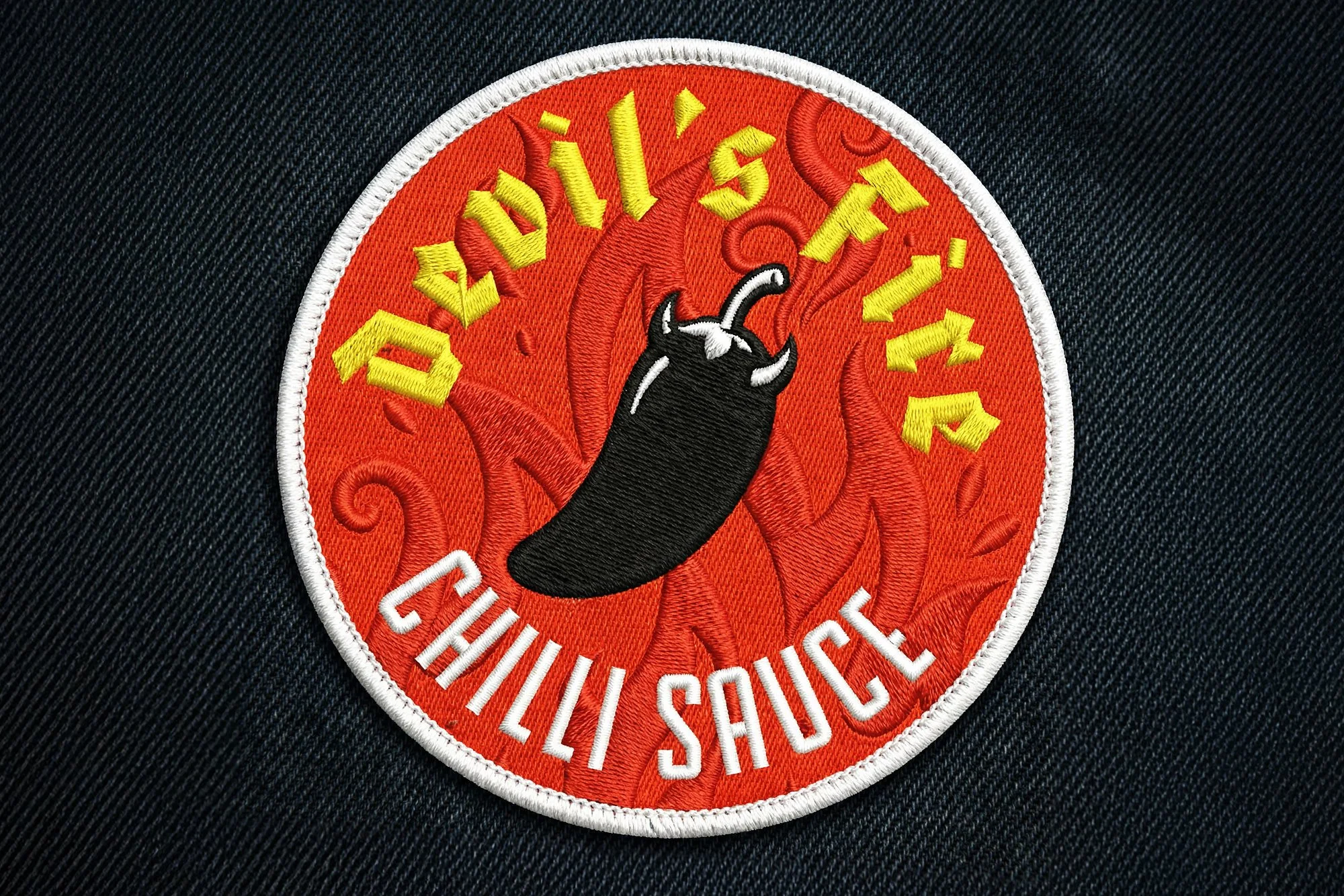 Devil's Fire Sew on Badge