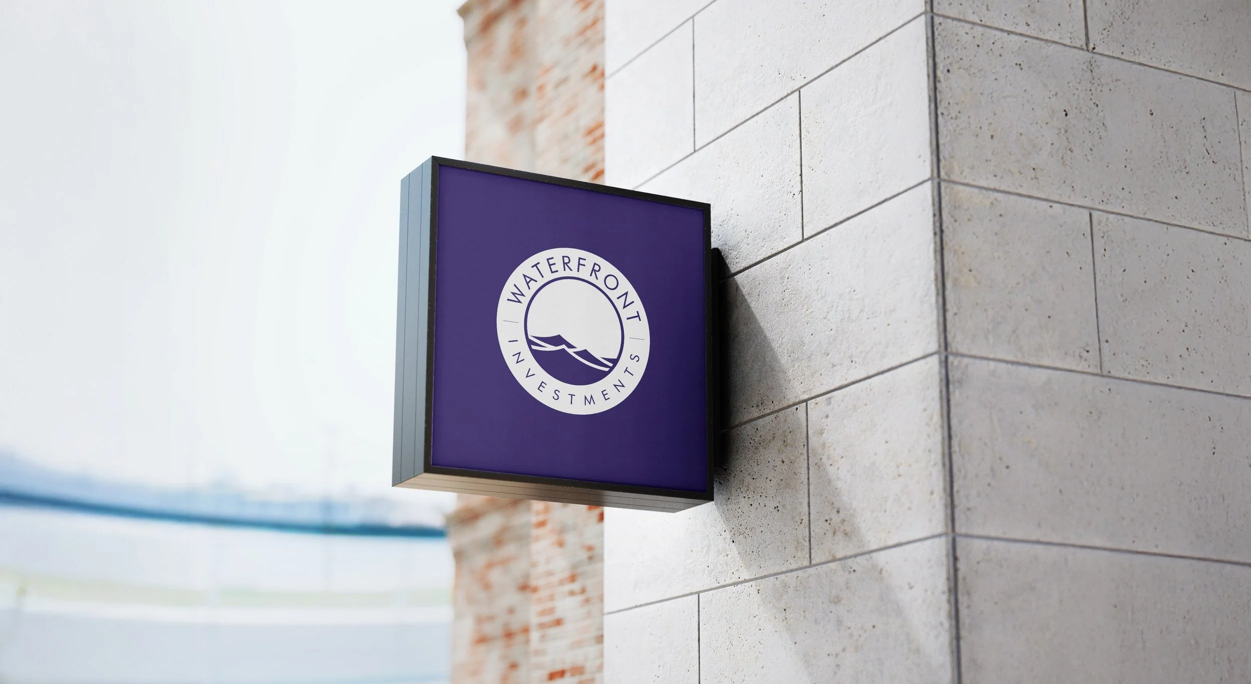 Waterfront Investments Signage