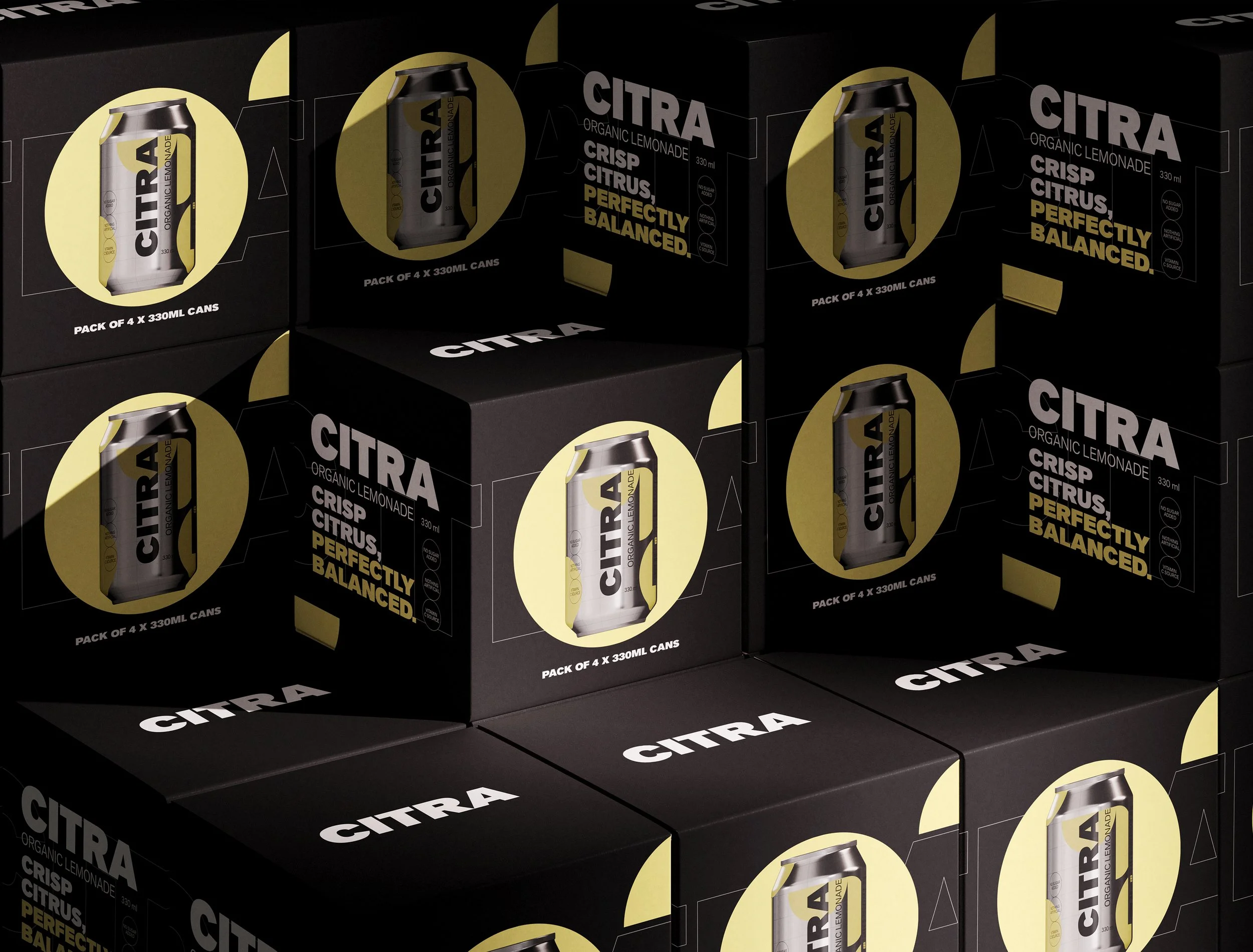 CITRA 4 Pack Box Design