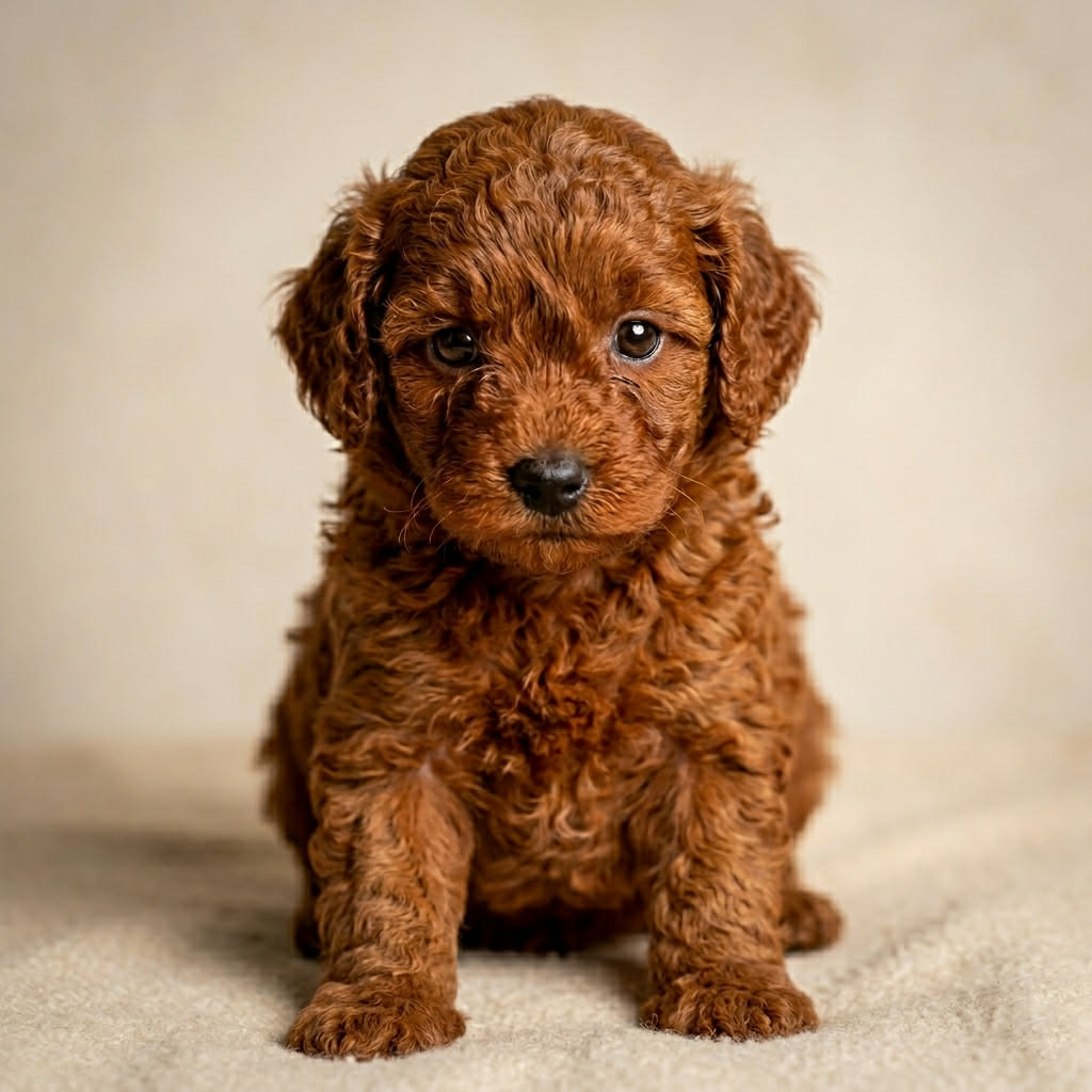 Red Miniature Poodle male