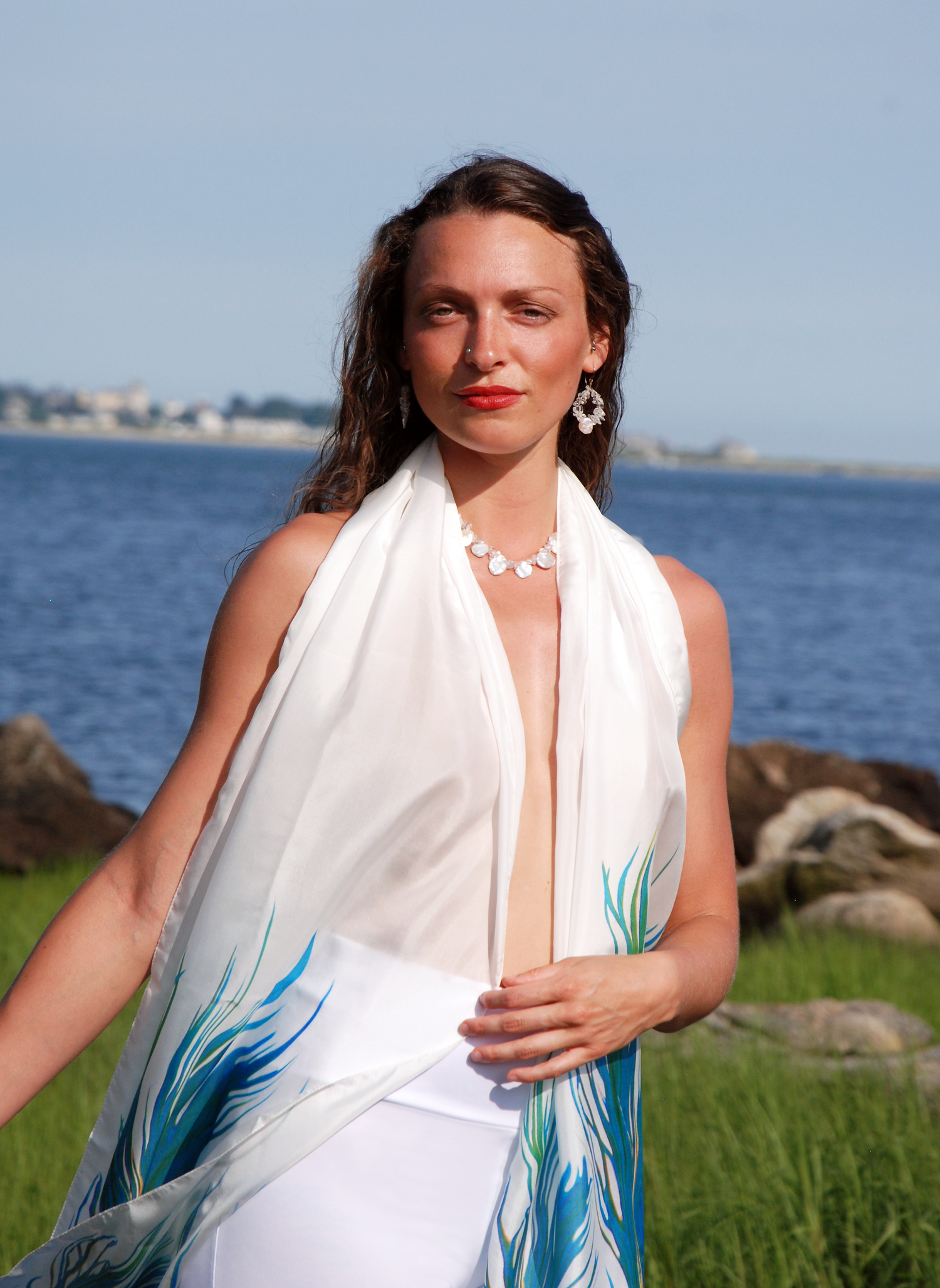 Silk Fishtail Scarf — TIWIA