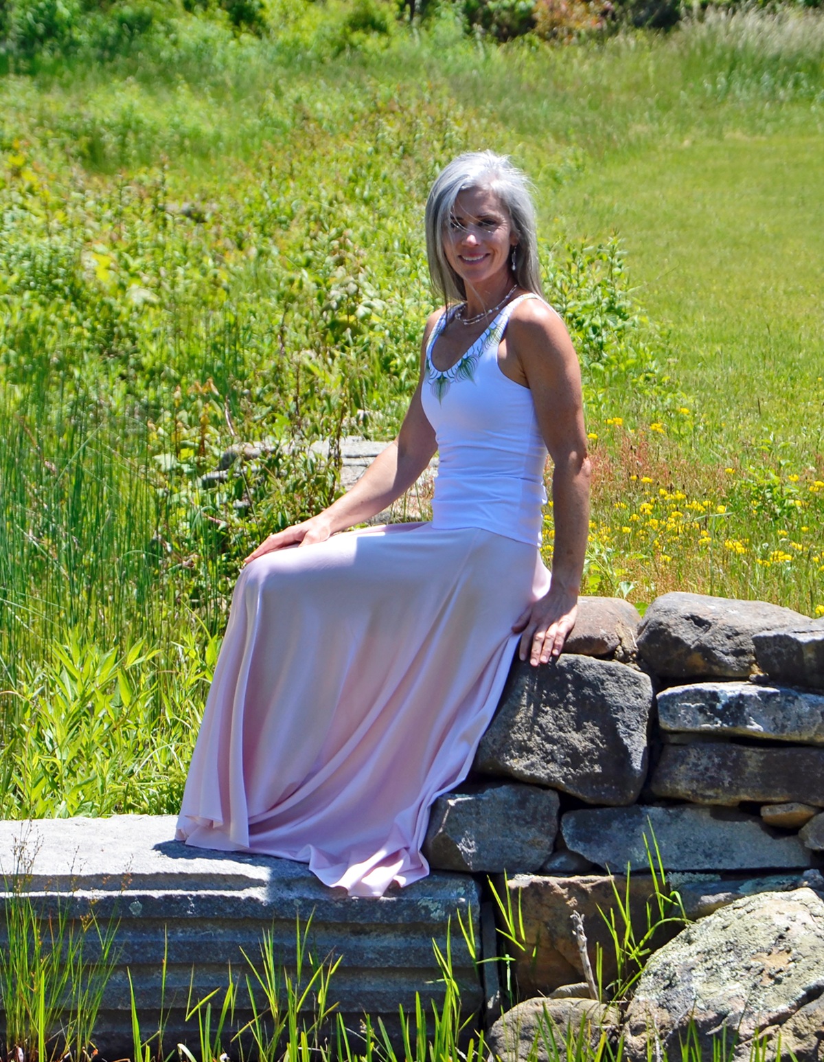 Luxe Flow Silk Skirt