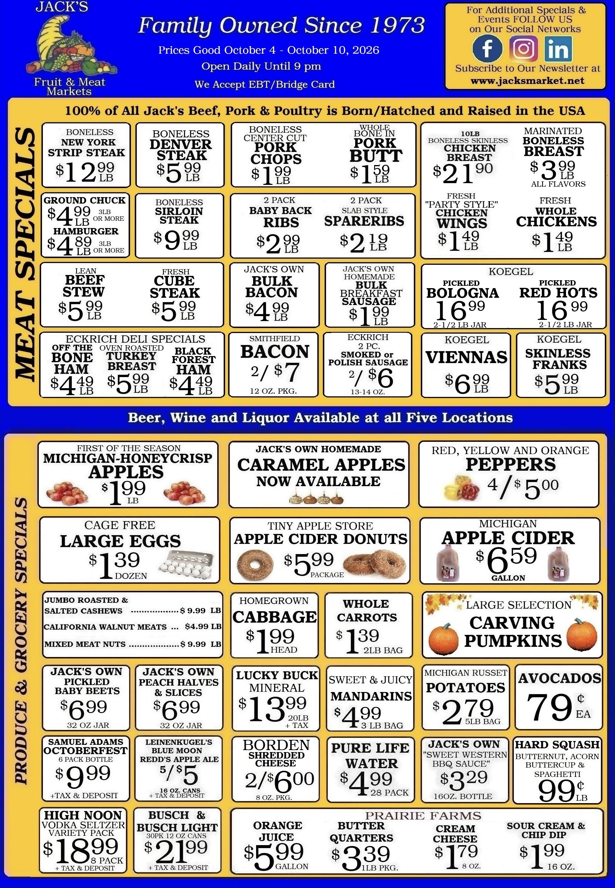 Jack's Fruit and Meat Market Weekly Ad – Fresh Deals on Meat