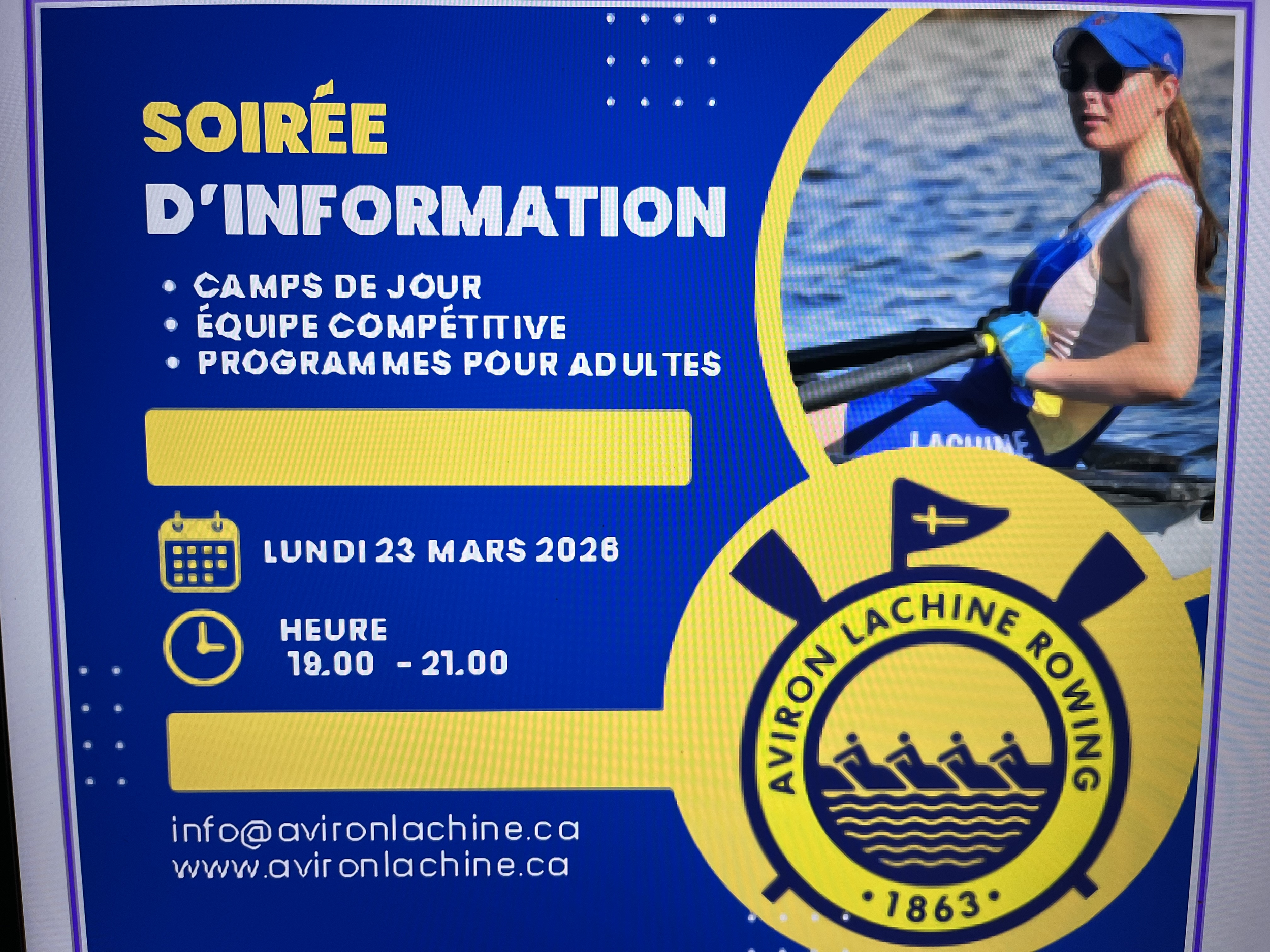 Soirée d’information 2026