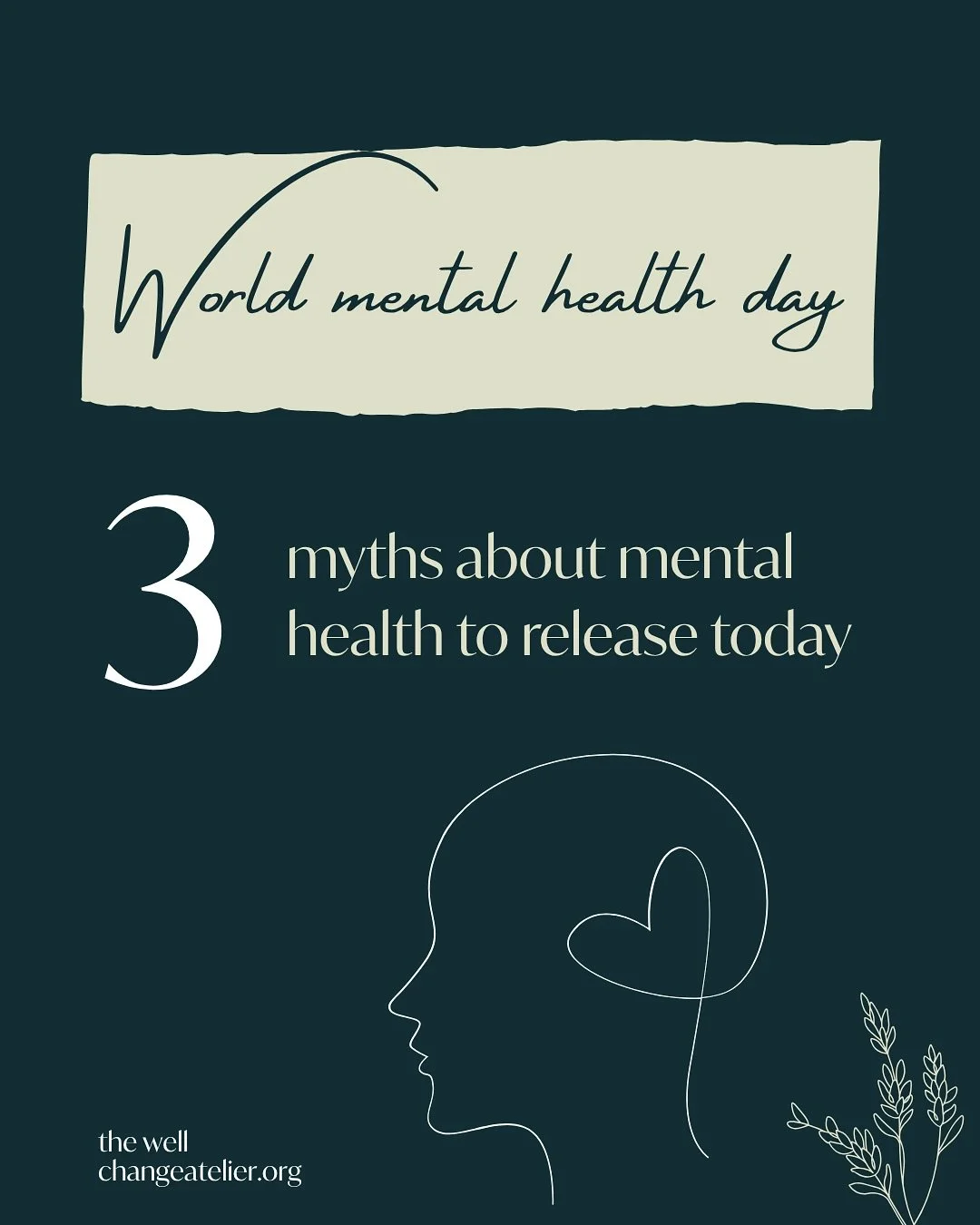 Sometimes what keeps us stuck isn&rsquo;t just how we feel: it&rsquo;s the beliefs we carry about how we &ldquo;should&rdquo; feel, rest, or heal.

For World Mental Health Day, let&rsquo;s remind ourselves:

💭 We don&rsquo;t have to be happy all the
