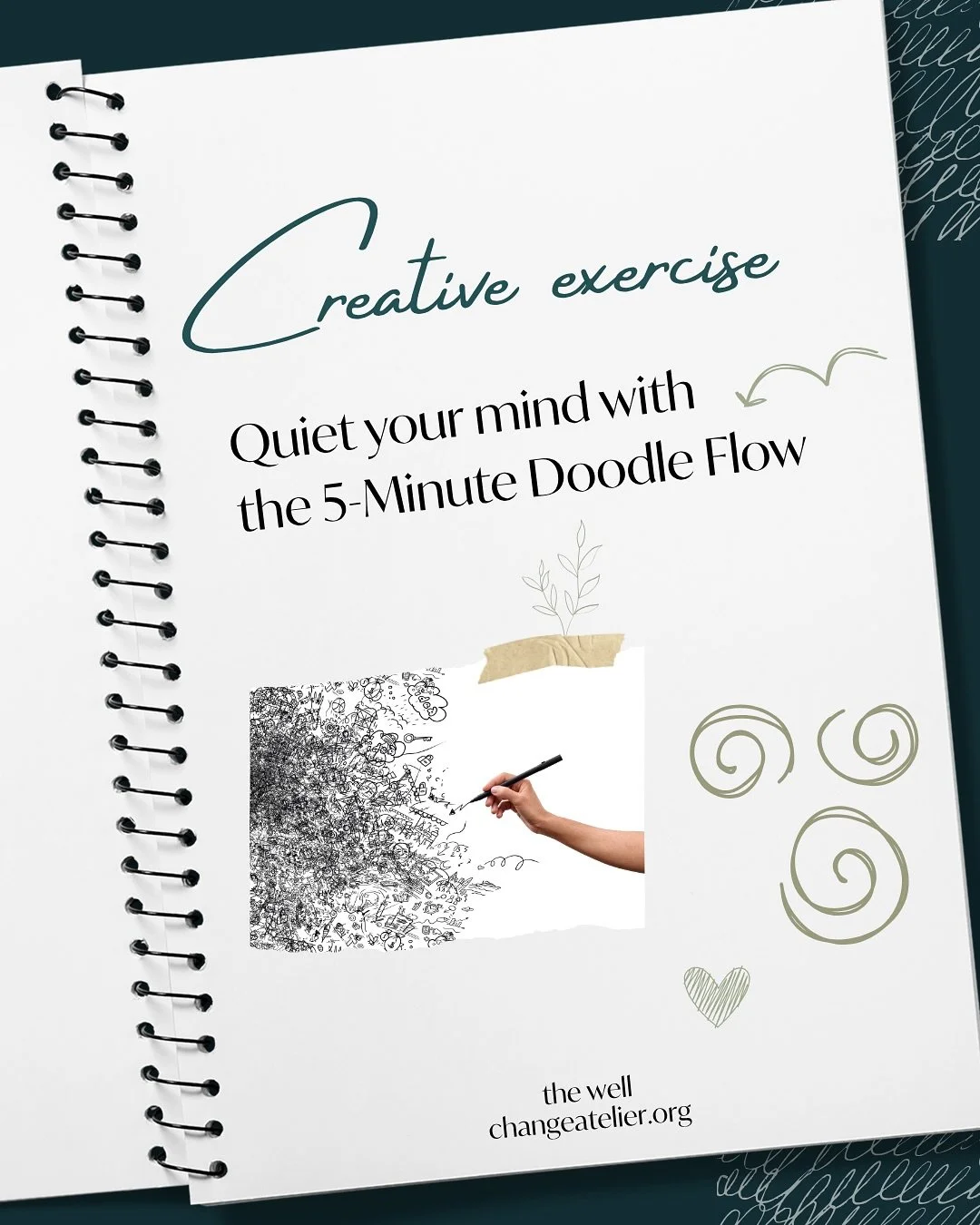 Sometimes the simplest gestures help us reconnect with flow. The 5-Minute Doodle Flow is a way to quiet your mind and return to presence through movement and line.

If this felt grounding, imagine giving yourself a whole hour each week to create side