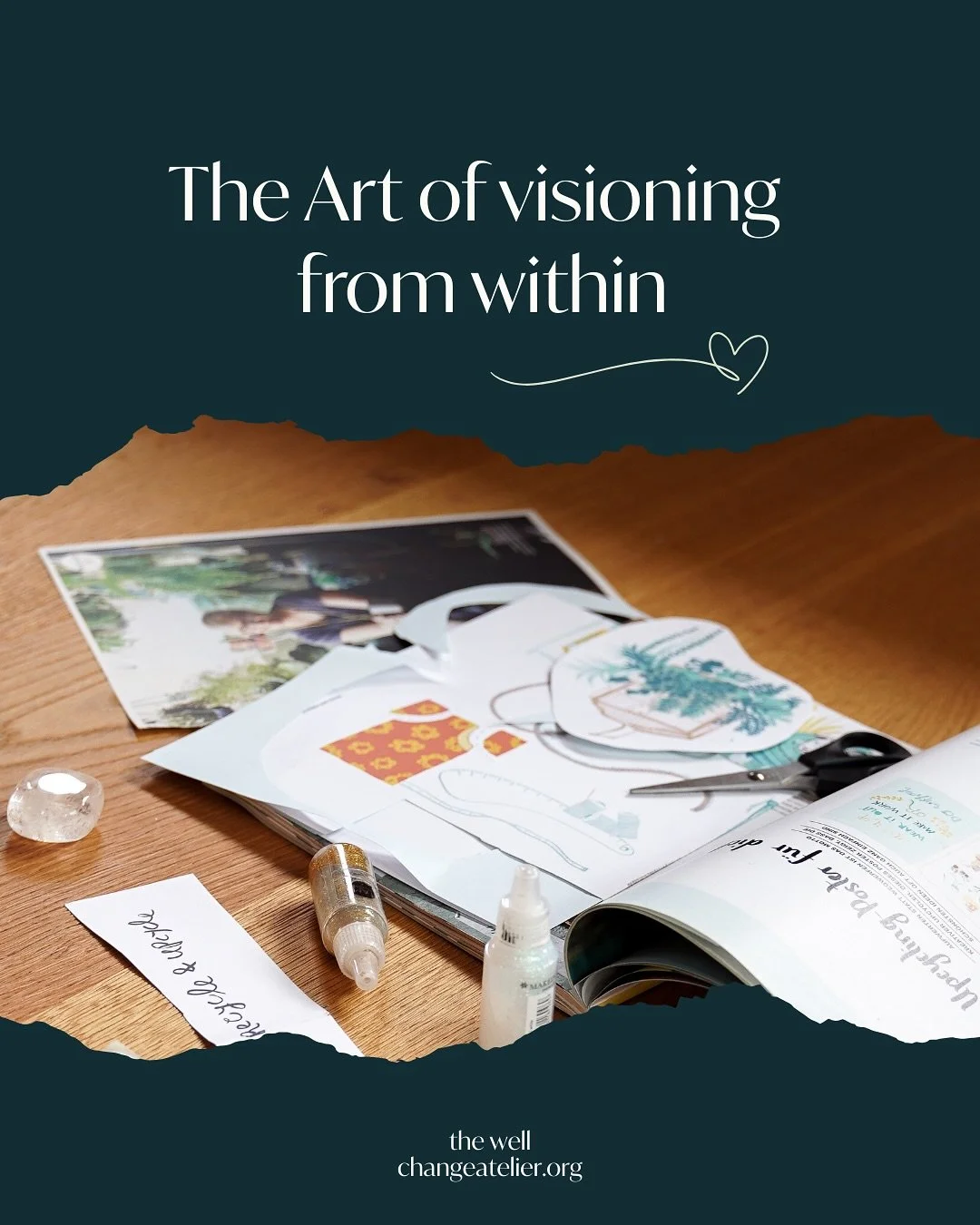 Each year, we&rsquo;re invited to look ahead&nbsp; but rarely do we pause to feel what wants to move through us next.

Visioning from within is about slowing down long enough to listen to the quiet guidance that lives beneath your plans.

Through art