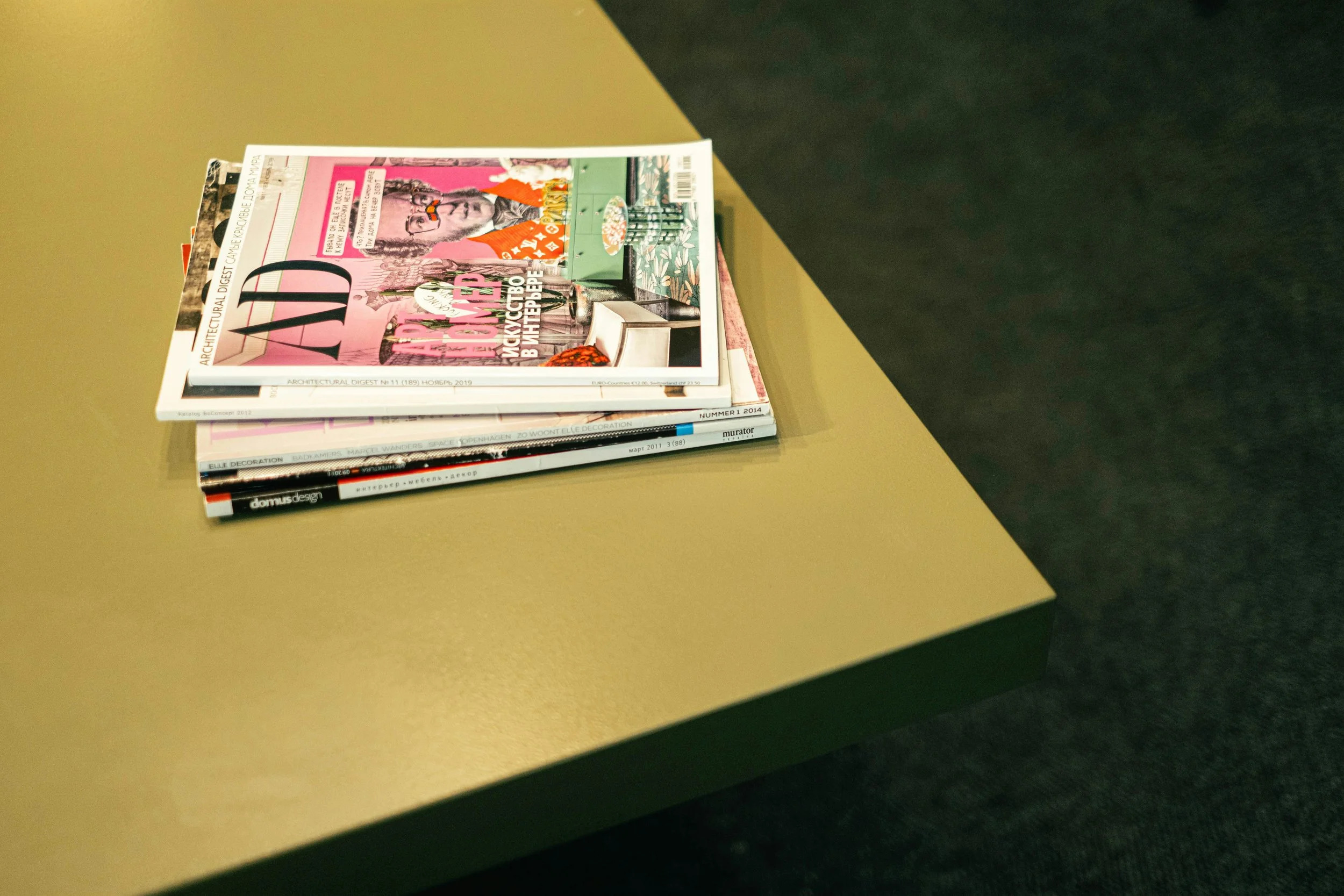 a pile of magazines to make a vision board from