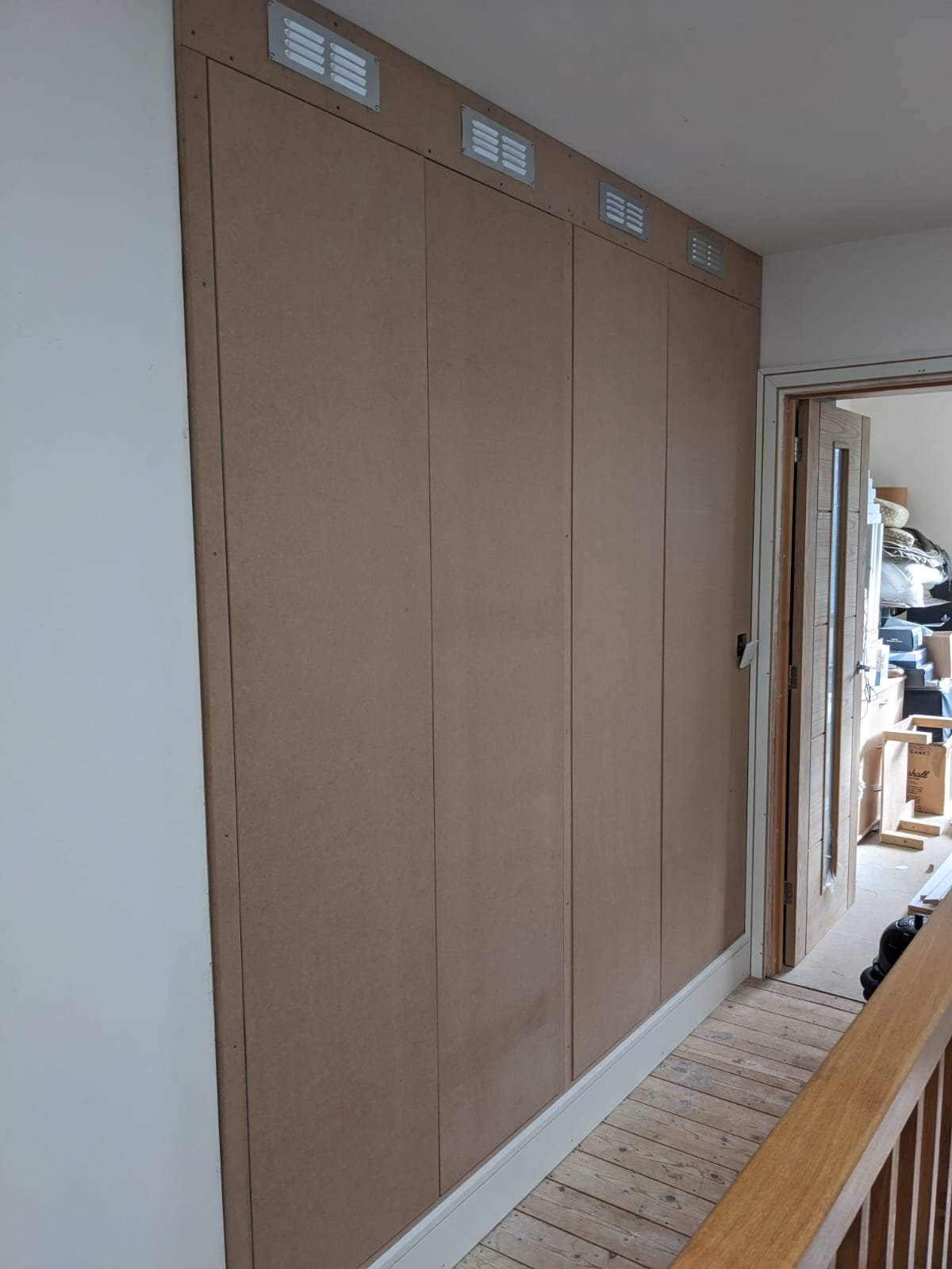 Boxing in Cabinet for hot water tank and airing cupboard in Somerset