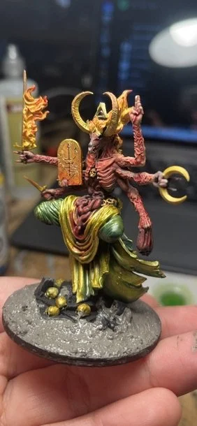 closeup of my Trench Crusade sorcerer