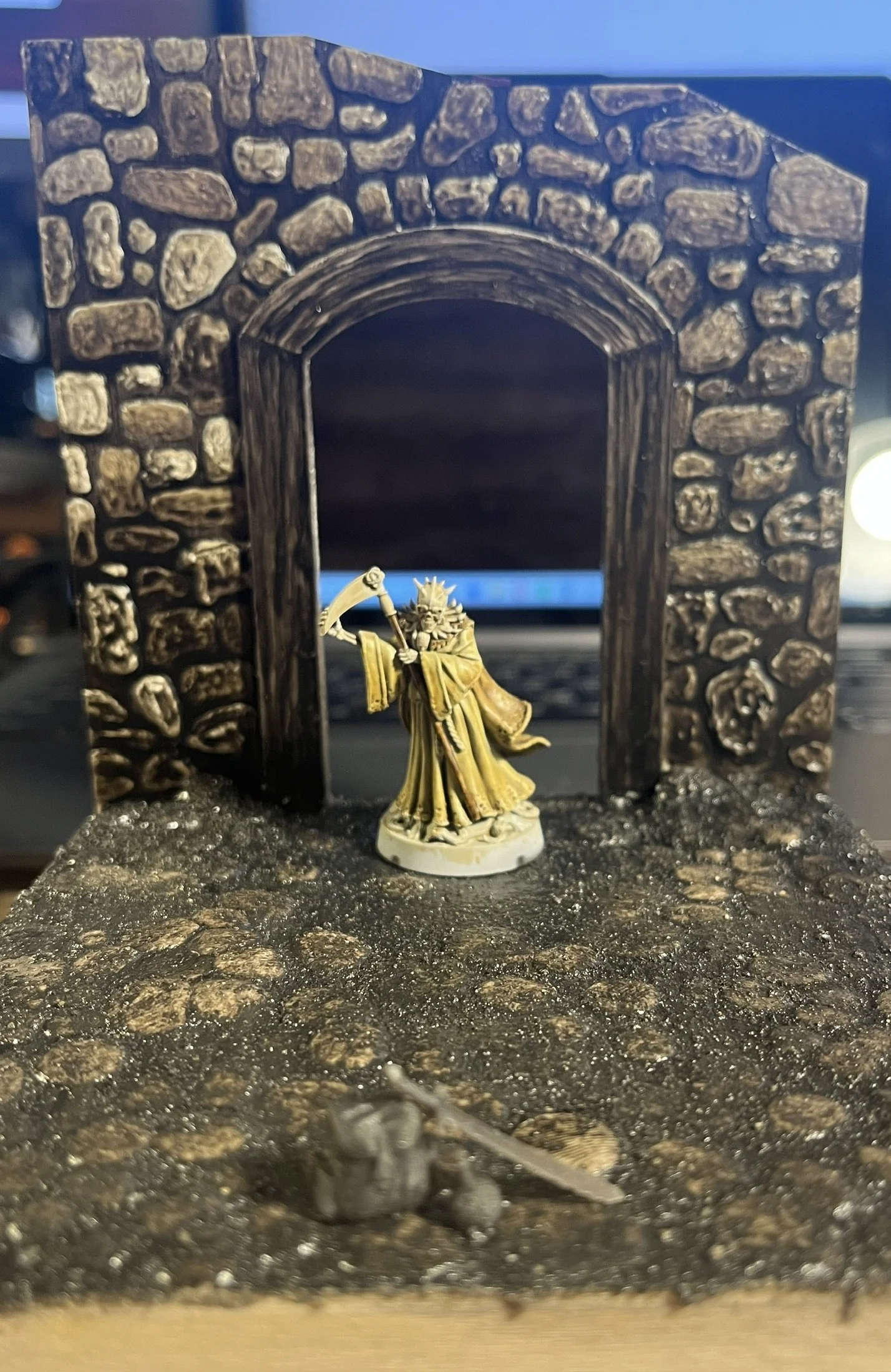 work in progress of a diorama