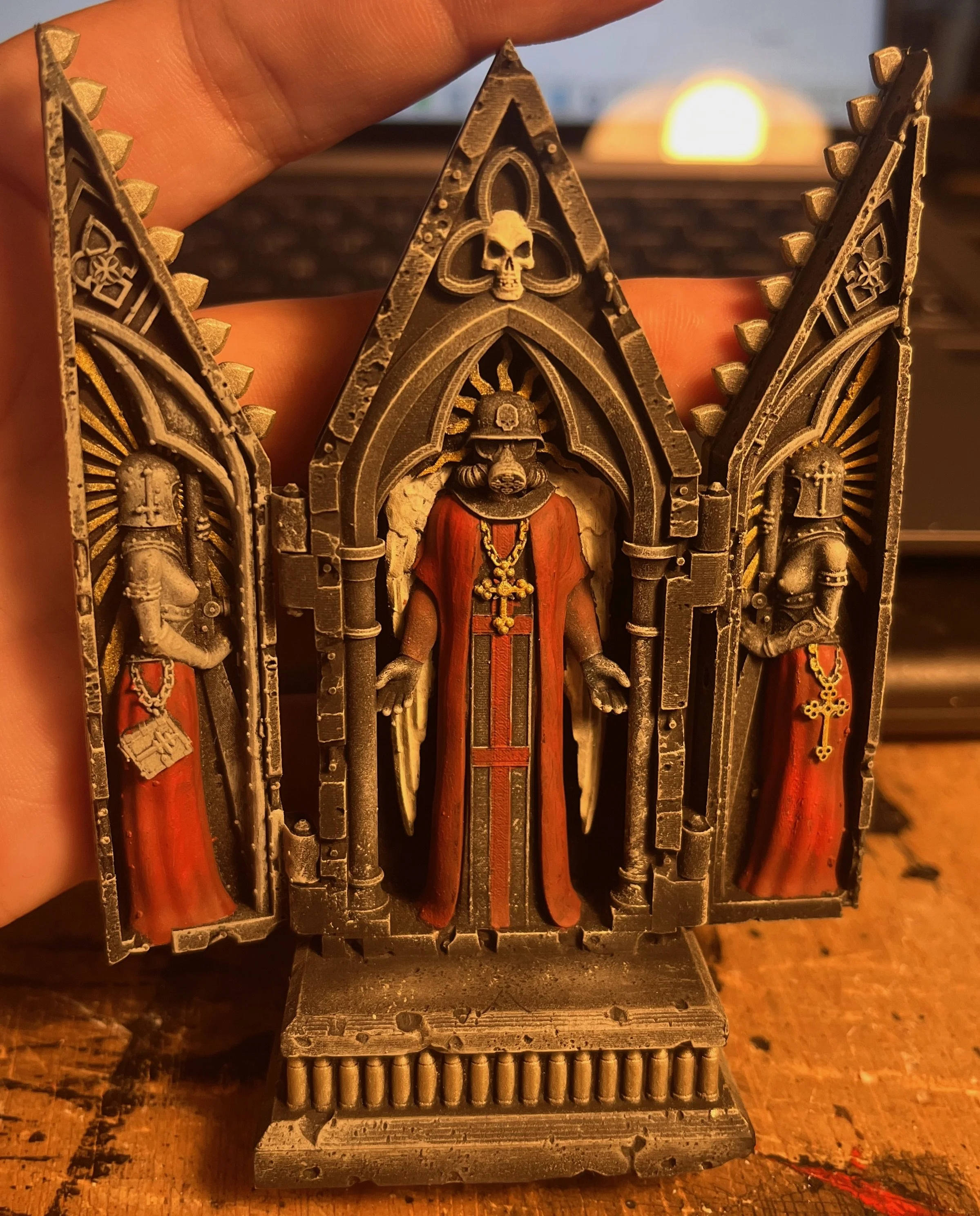 altar piece terrain for Trench Crusade