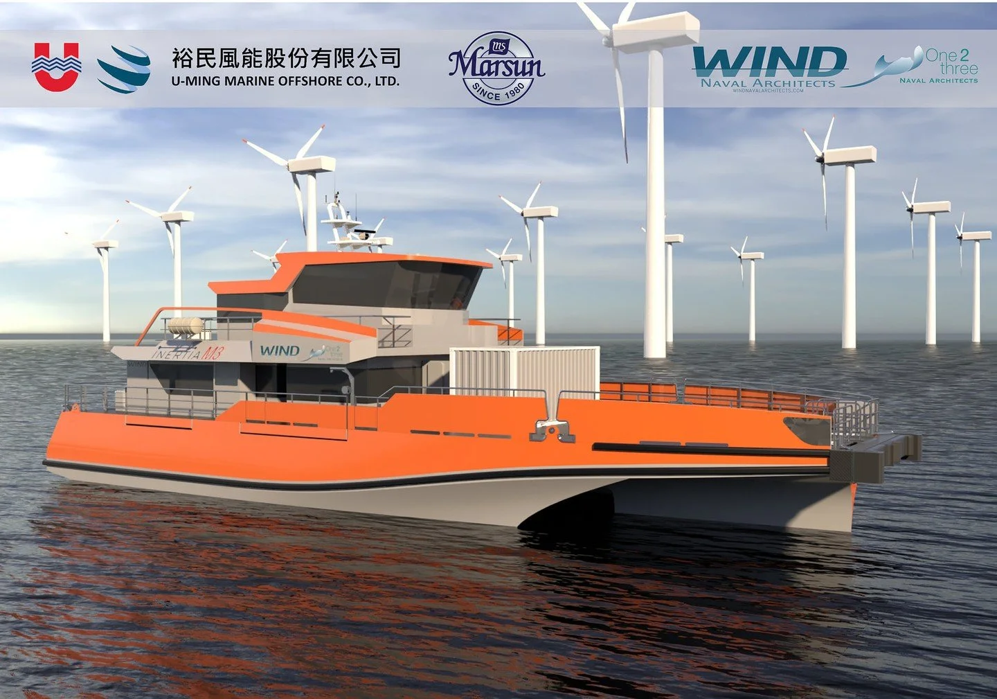 2 x 30m Inertia M3 trimaran designs to Marsun Shipyard
Based on the successful delivery of World Terral and World Levante in 2020, WIND Naval Architects are proud to announce the contract of two Inertia M3 trimarans with Marsun Shipyard in Thailand.