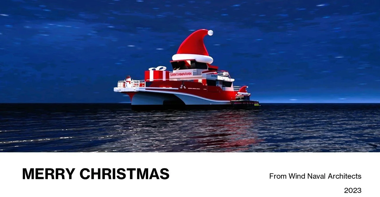 Merry Christmas from Santamaran and the team @wind.naval.architects 🎄🎄🎄
#windnavalarchitects #santamaran #navalarchitecture