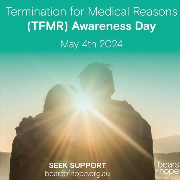 On Termination for Medical Reasons (TFMR) Awareness Day (May 4th, 2024), we hold space for families who have bravely TFMR.

This day sheds light on the many reasons parents face this difficult path and the spectrum of emotions they navigate. It&rsquo