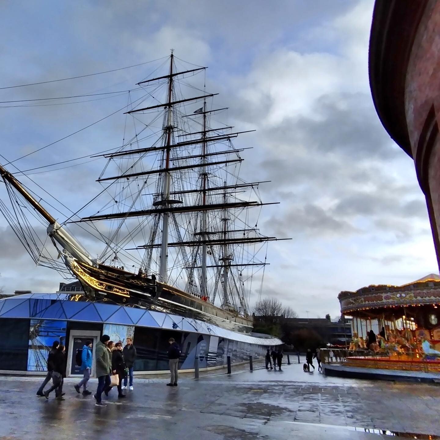 ⛵️ #cuttysark #oldroyalnavalcollege #greenwich