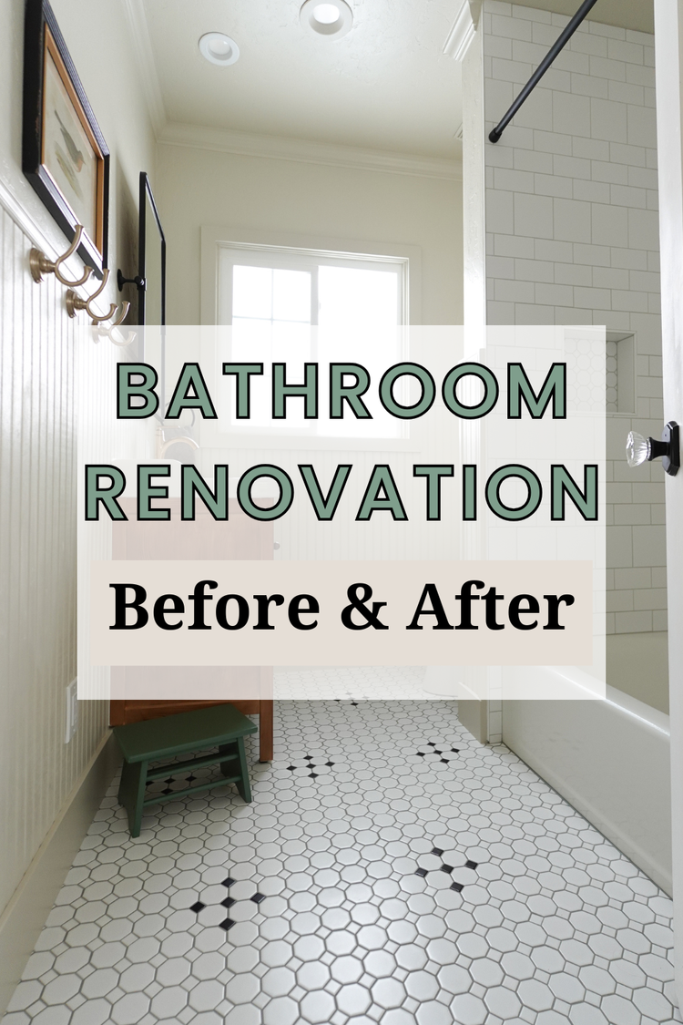 New Project: Bathroom Gut Job Final Reveal - Before & After — The Simply Distressed