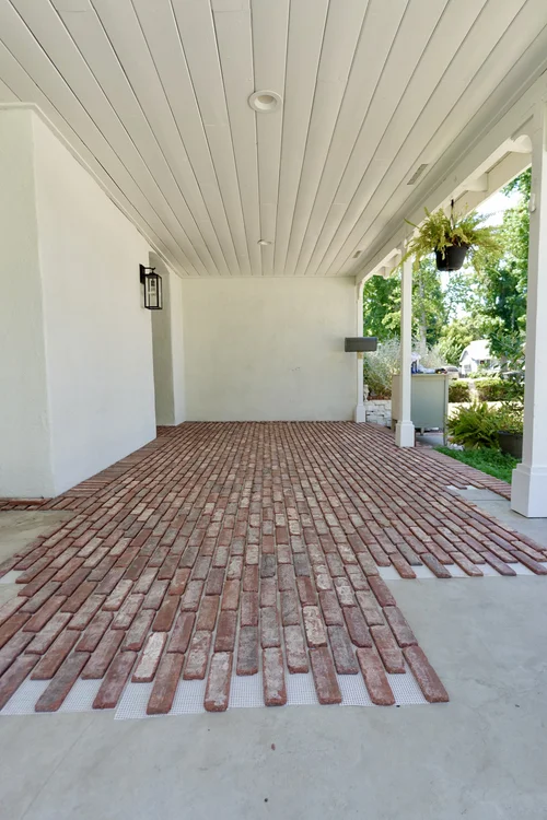 How To DIY Your Front Porch - Awesome Brick Makeover — The Simply ...