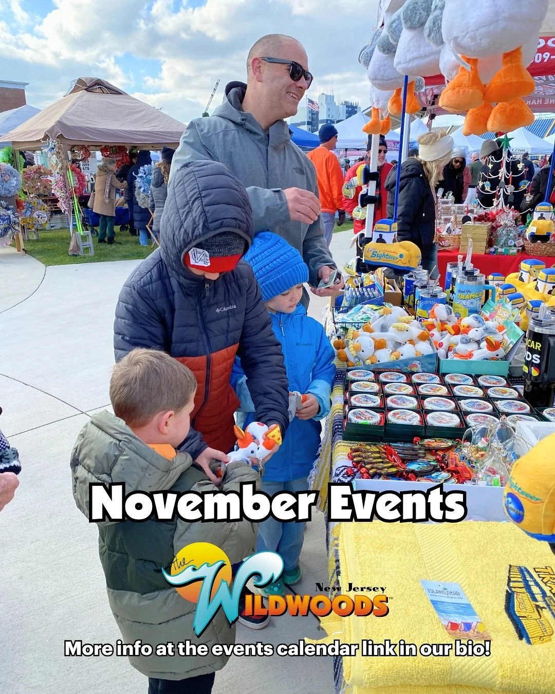 Repost from @wildwoodsnj
&bull;
Things To Do this November in the Wildwoods: 
🏃 Nov. 1: 5 Mile Beach Half Marathon, 10K, &amp; 5K
📣 Nov. 2: Spirit Brands American Rec &amp; School cheerleading Championships
🧑&zwj;⚕️ Nov. 5: Life Line Screening
🌊 