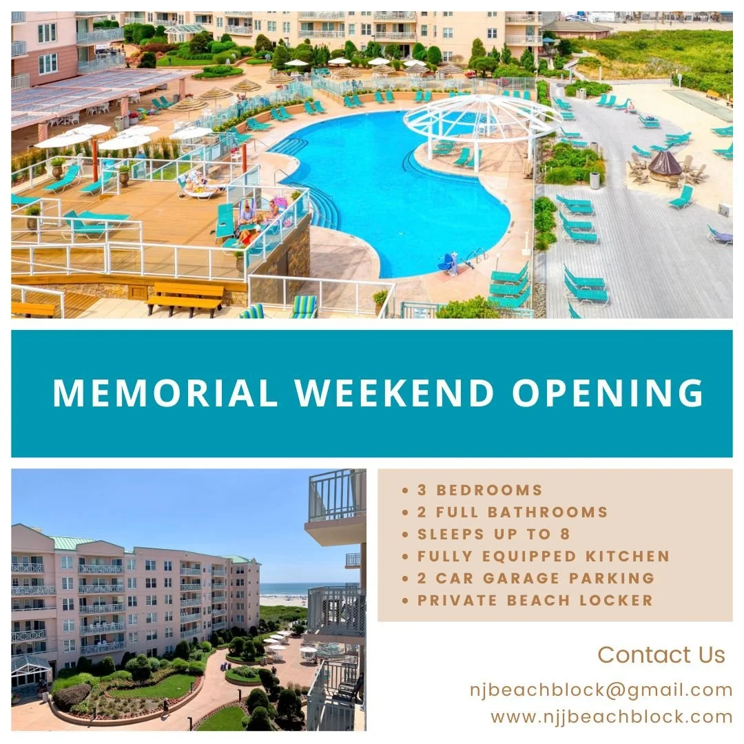Memorial weekend just opened up!

Check out this 3 bedroom/2 bath rental at Seapointe Village, a resort-style community, on diamond beach. This property sits in a private community with resort-style amenities, unmatched at the shore!
Availability:
Me