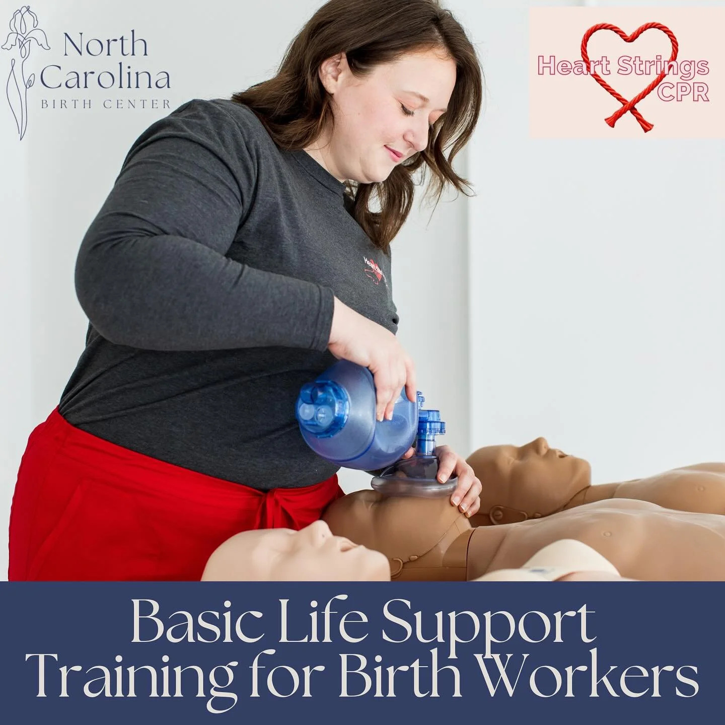 BLS Training for Birth Workers!

Are you a birth worker in need of your Basic Life Support (BLS) certification or recertification? Join us for an in-person training at North Carolina Birth Center!

When: Sunday, November 17th, 2025, 1:00 PM to 3:30 P