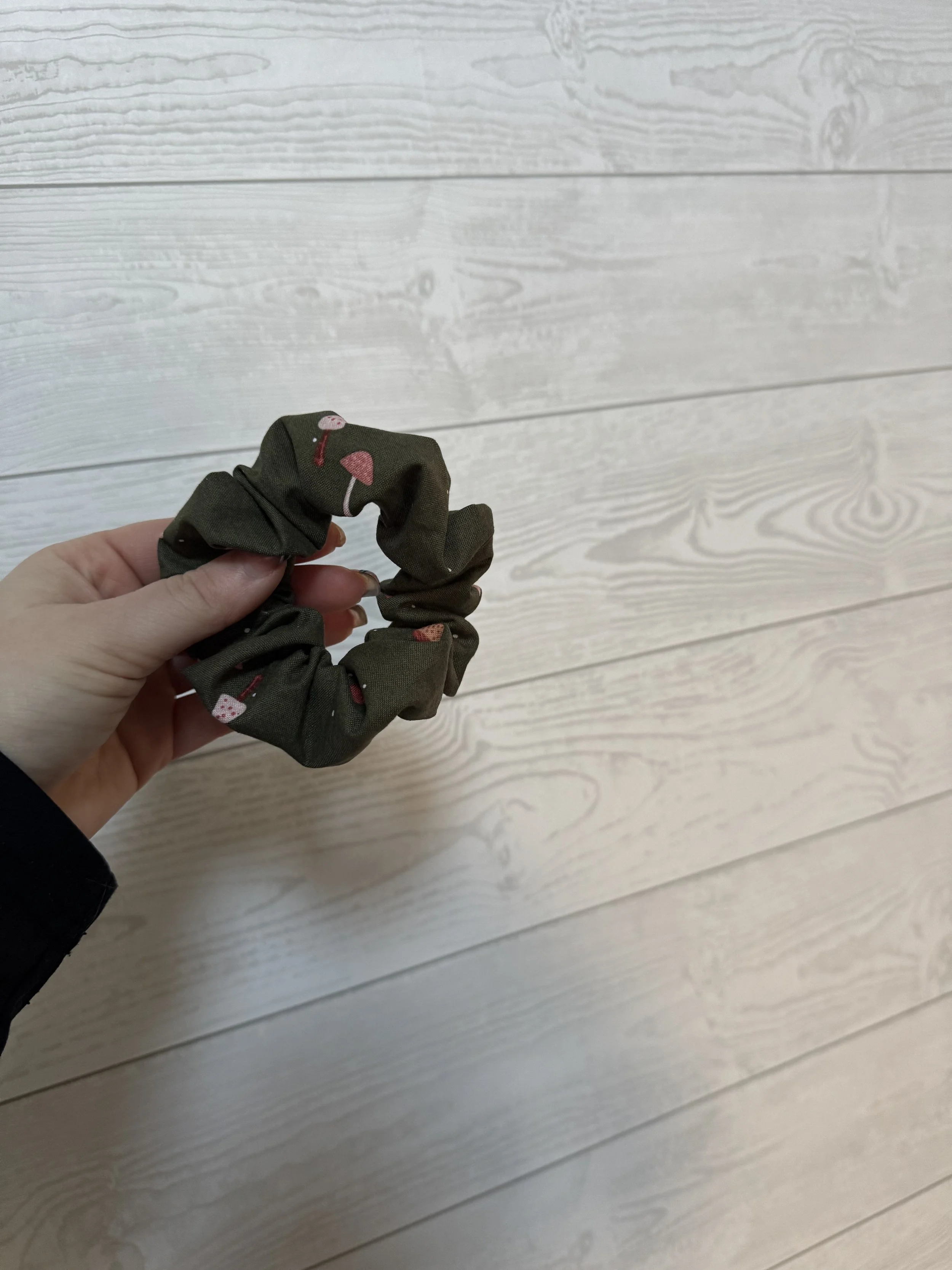 Mushroom scrunchie