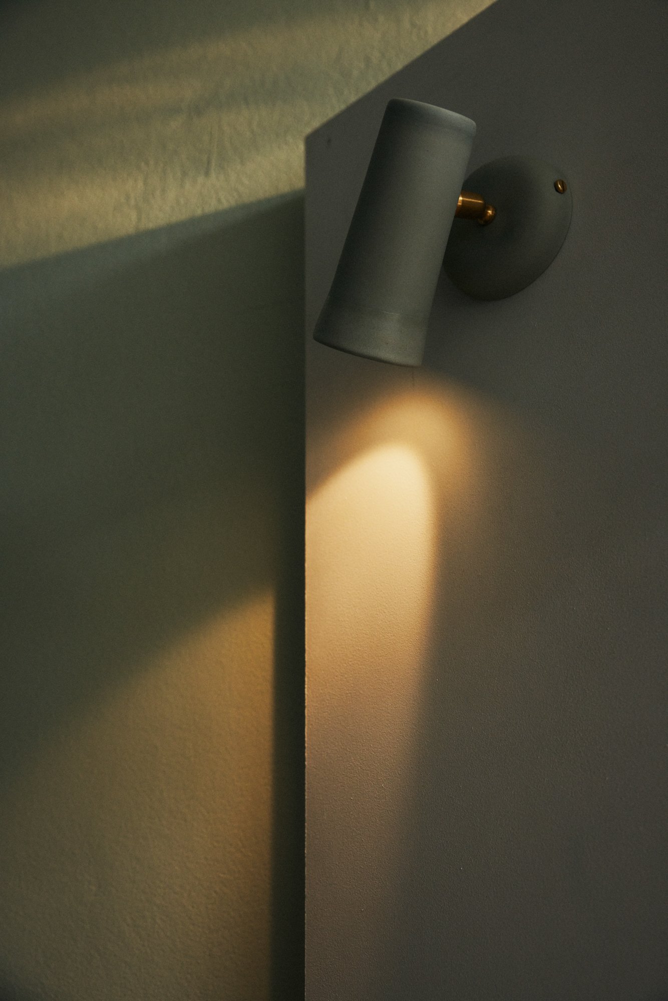 Porcelain wall sconces handmade in green